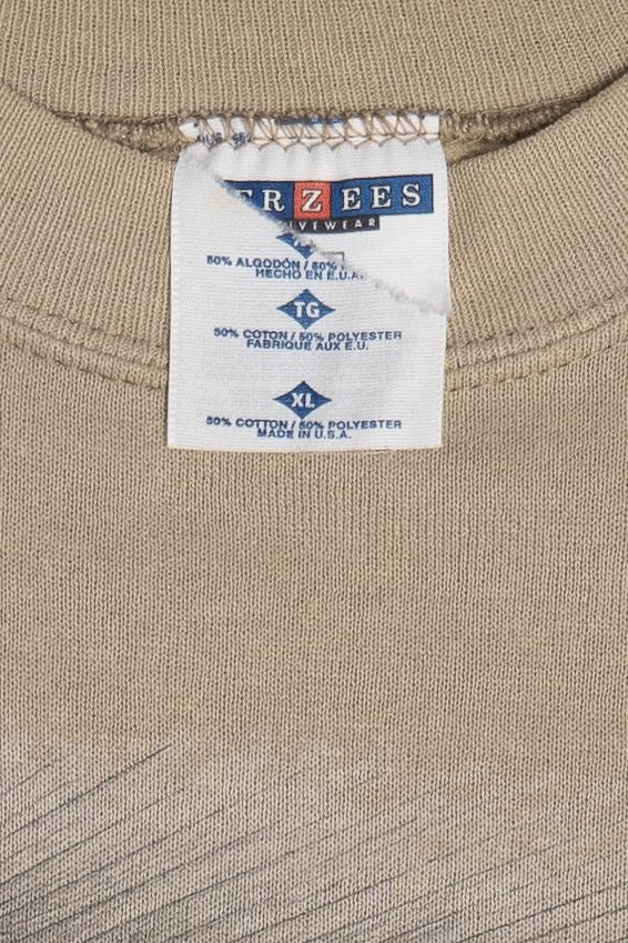 Vintage Fall Harvest Cottage Porch Sweatshirt (2000s)