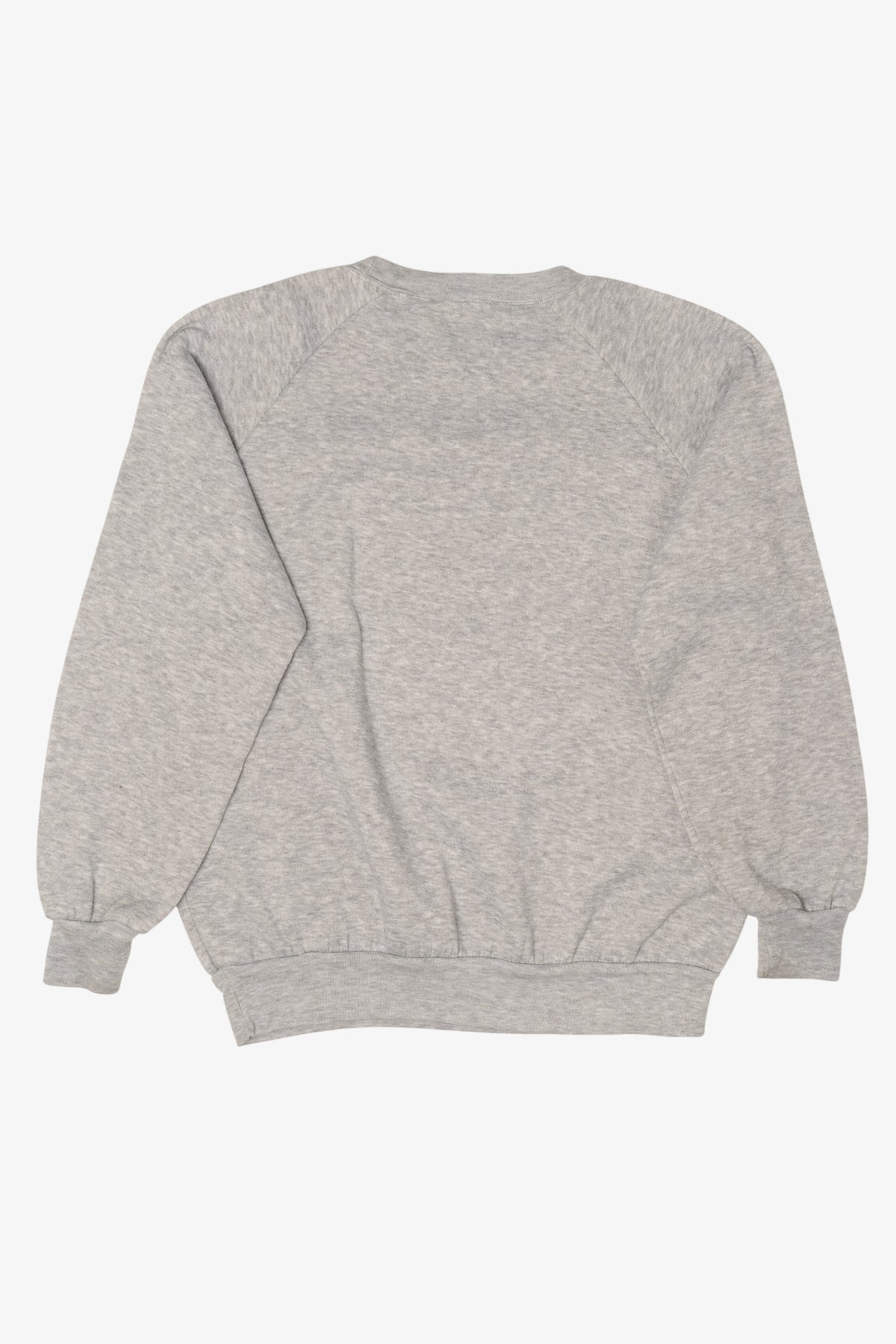 Vintage Embossed "Teddy Love" California Light Gray Raglan Sweatshirt (1990s)