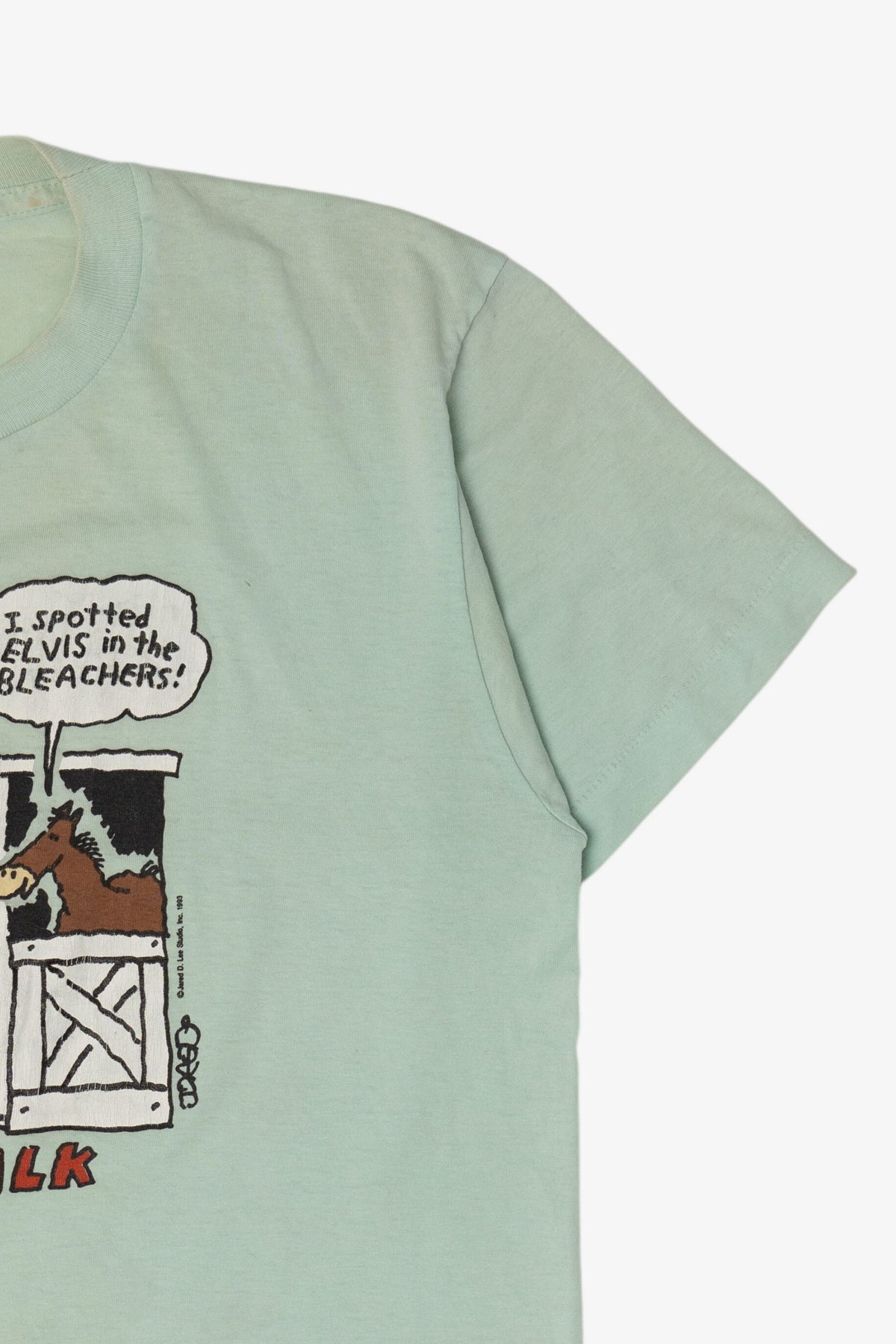 Vintage 'Stall Talk" Funny Horse Single Stitch T-Shirt (1990s)