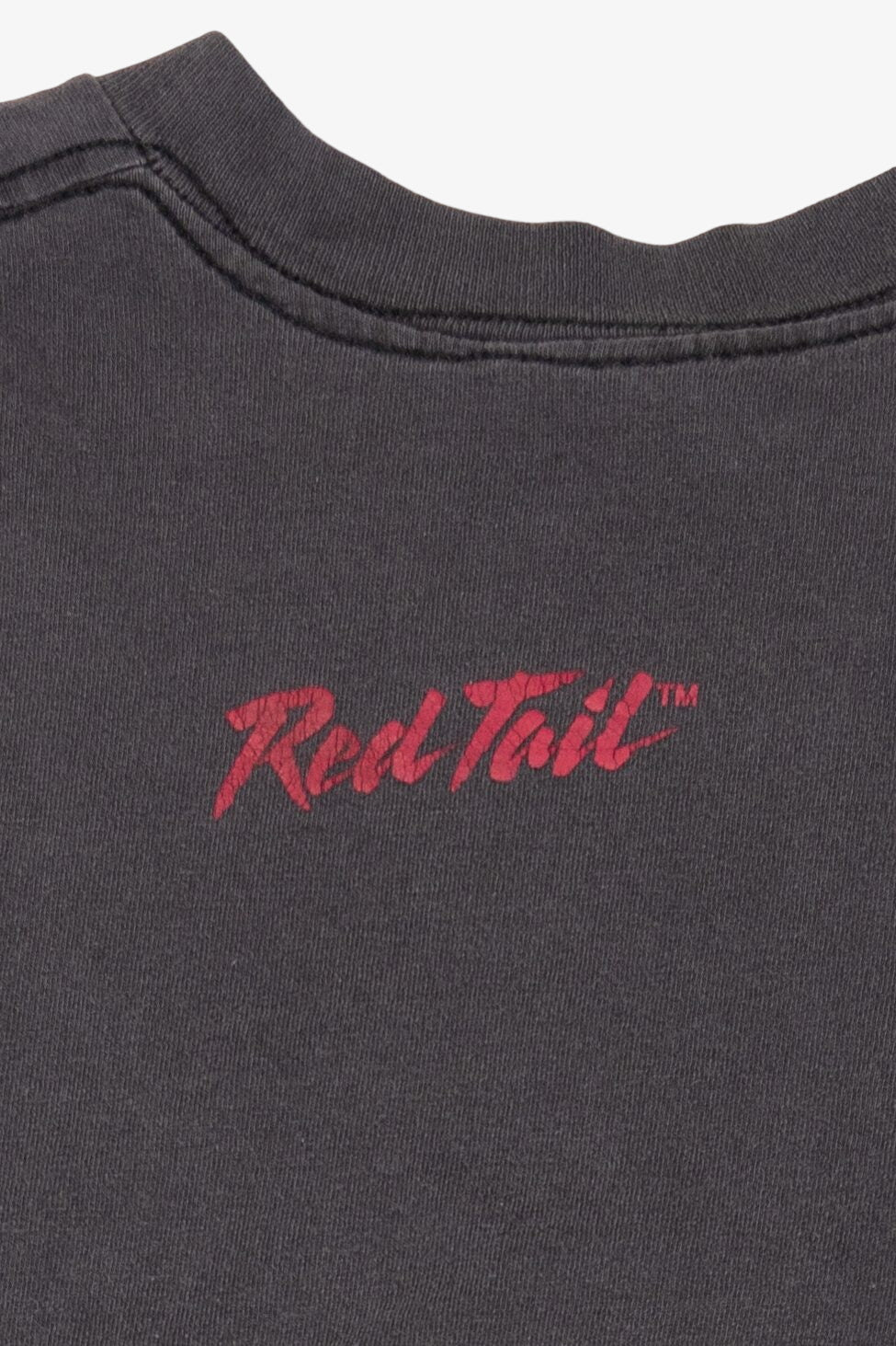 Vintage Distressed Red Tail Whitetails Unlimited Deer Buck Long Sleeve T-Shirt