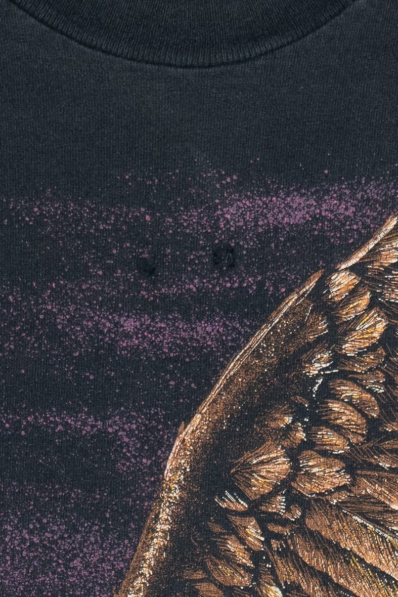 Vintage Eagle Wraparound Print Single Stitch T-Shirt (1990s)