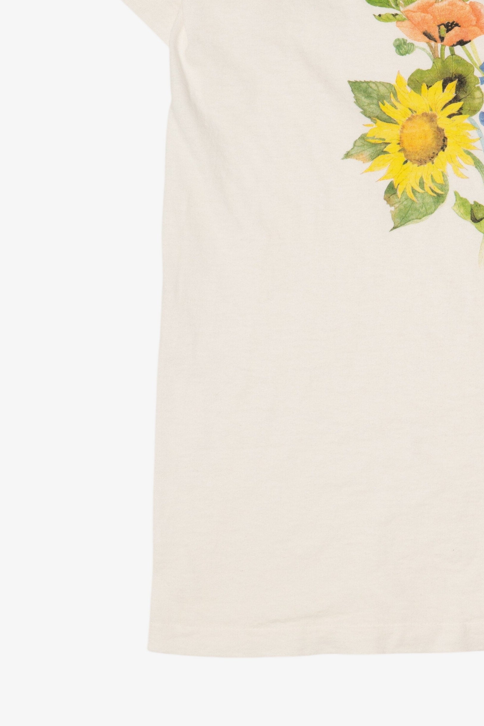 Vintage Hummingbirds And Flowers Dolphin Single Stitch T-Shirt (1990s)