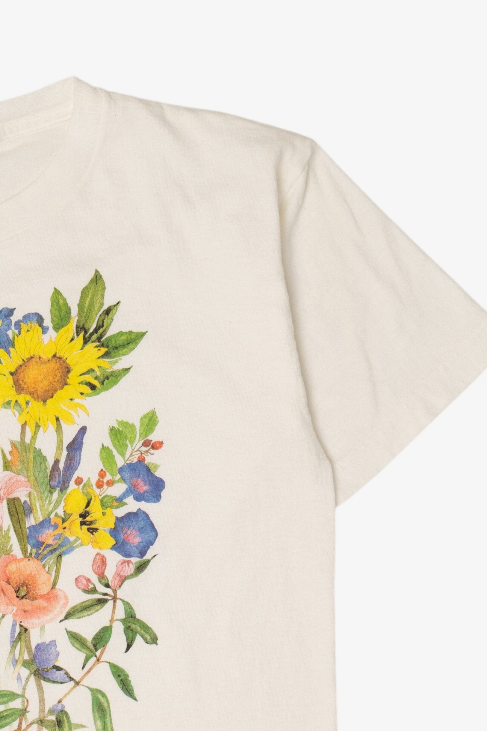 Vintage Hummingbirds And Flowers Dolphin Single Stitch T-Shirt (1990s)