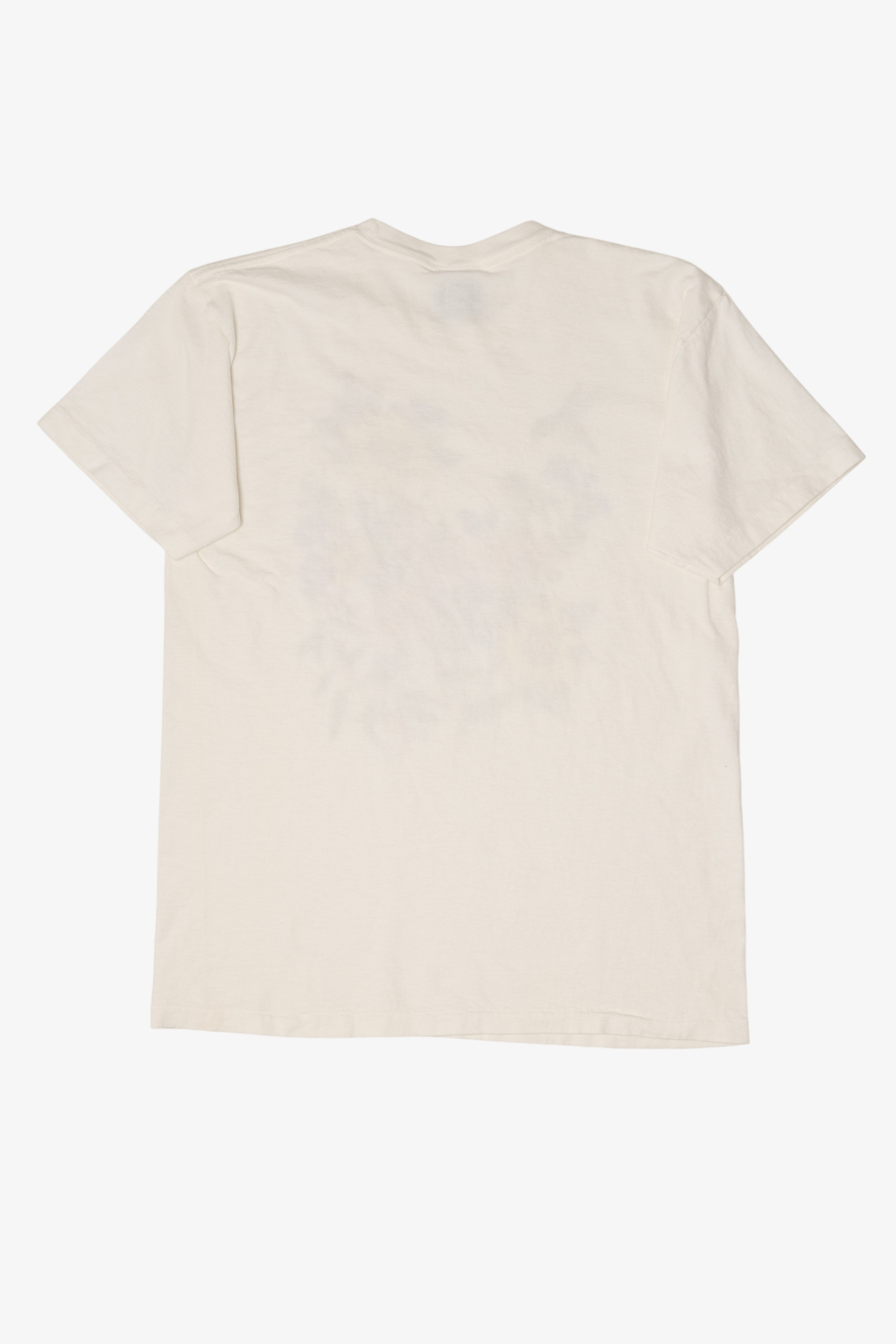 Vintage Hummingbirds And Flowers Dolphin Single Stitch T-Shirt (1990s)