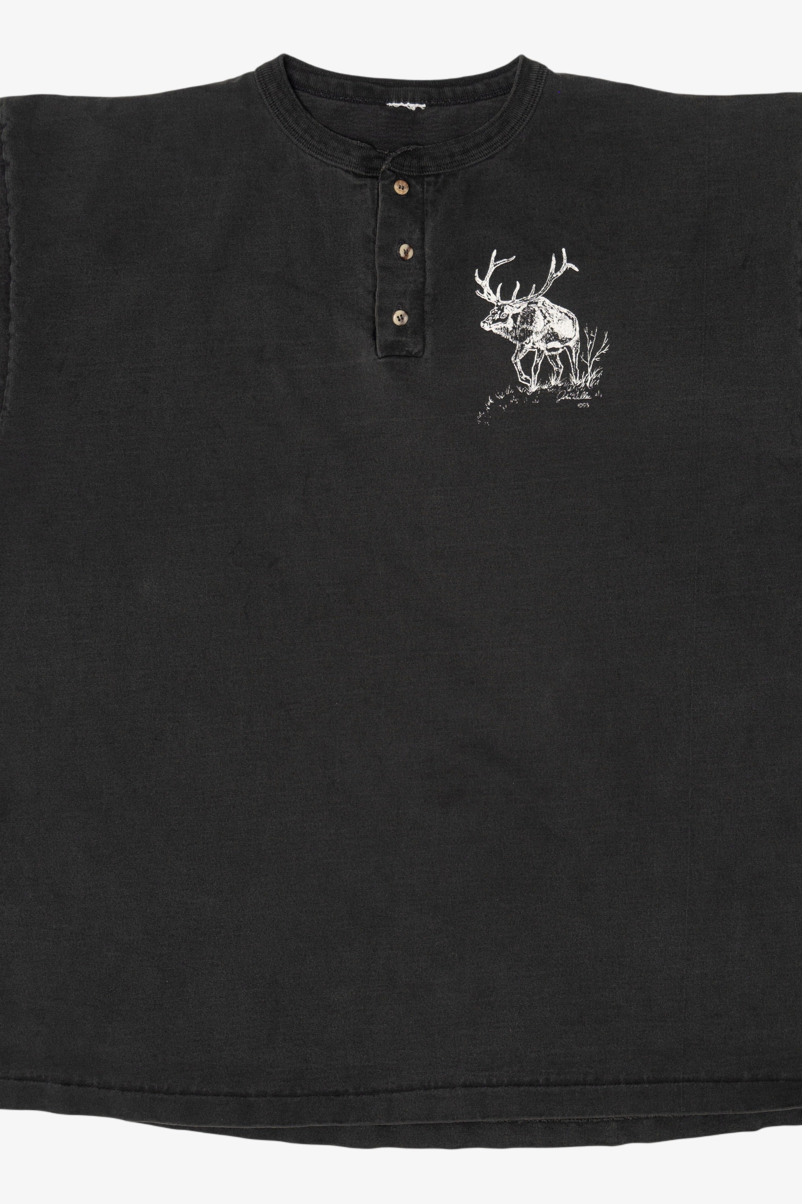 Vintage Deer Buck Polo T-Shirt (1990s)