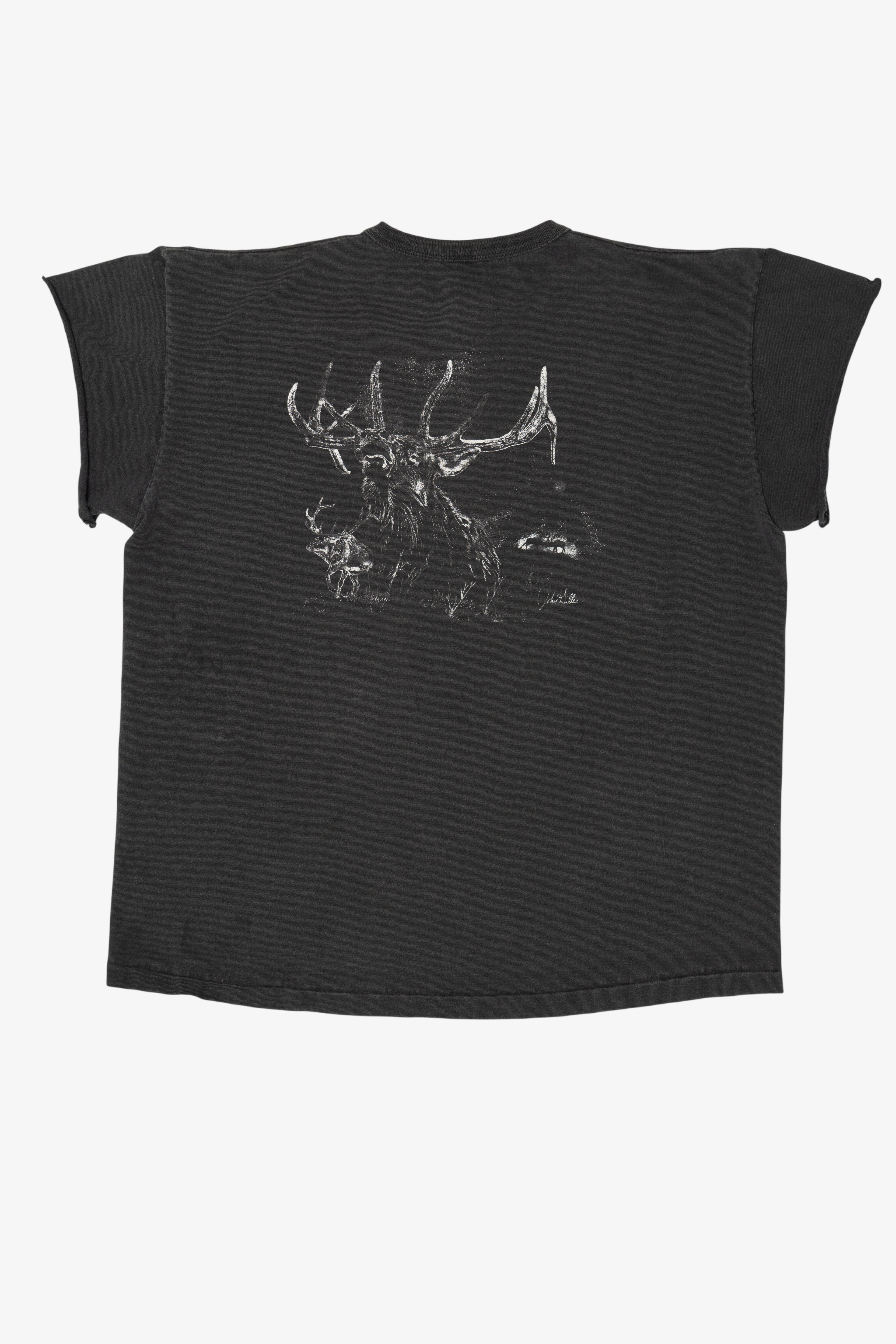 Vintage Deer Buck Polo T-Shirt (1990s)