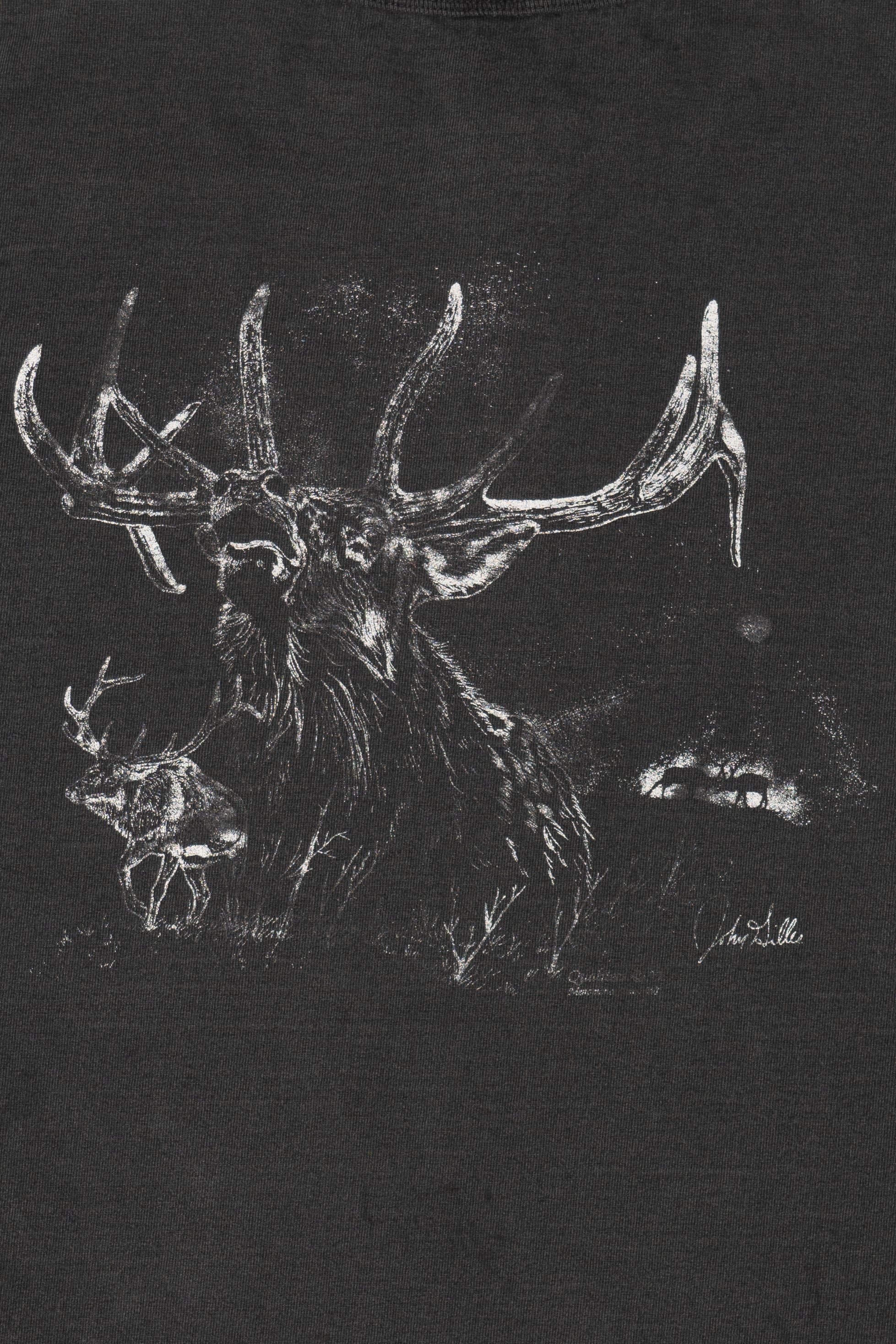 Vintage Deer Buck Polo T-Shirt (1990s)