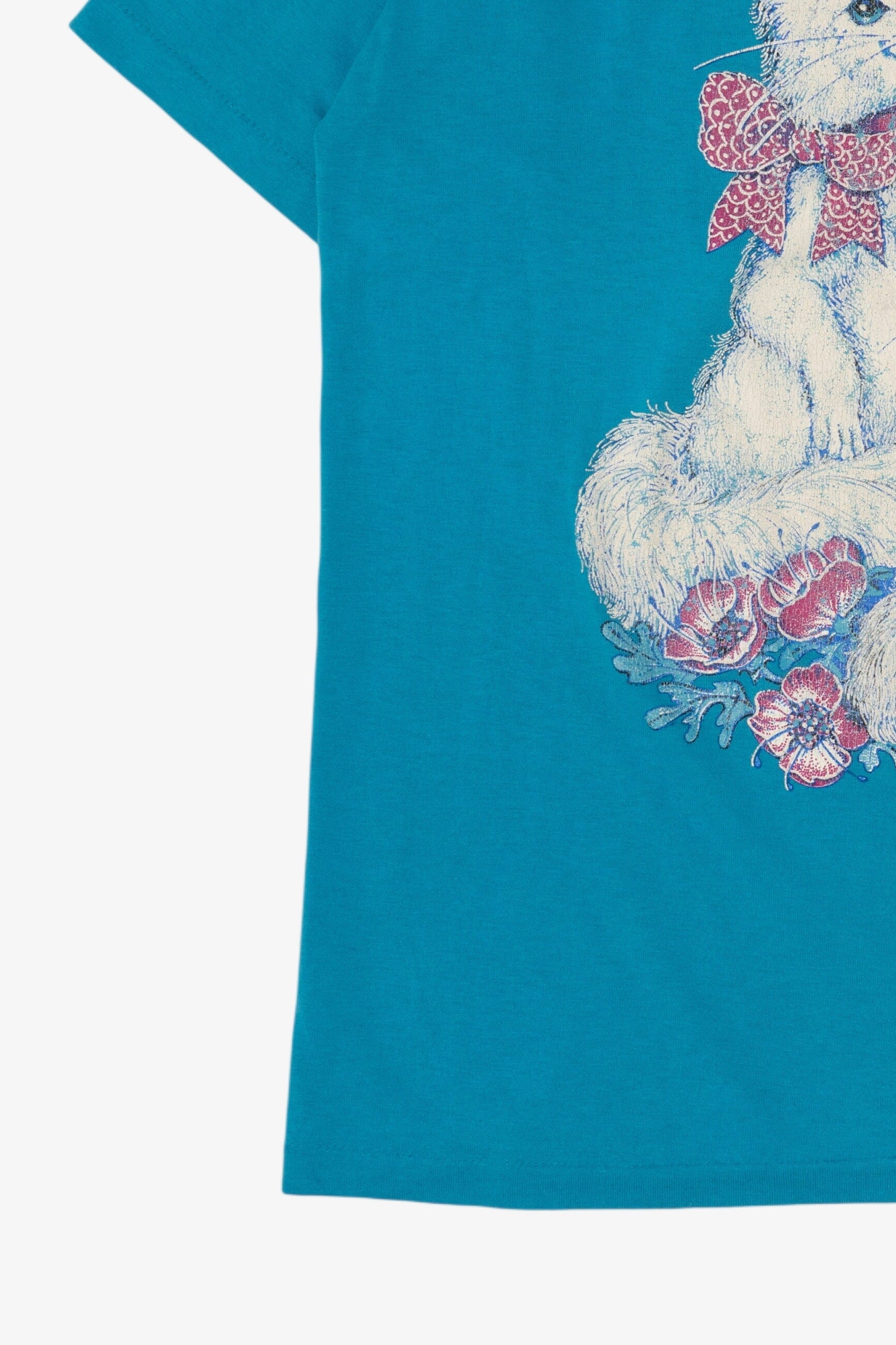 Vintage Blue Kittens Nashville Belton Single Stitch T-Shirt (1980s)