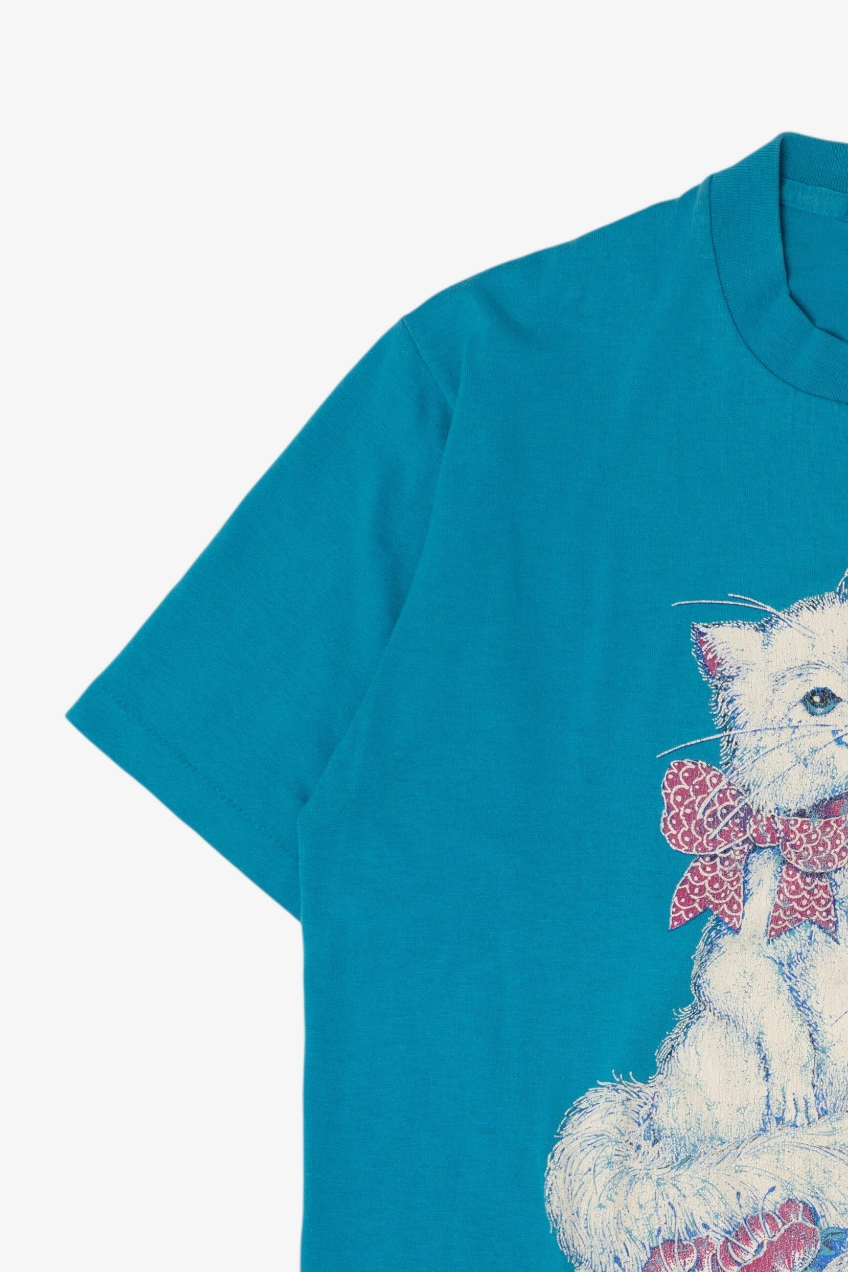 Vintage Blue Kittens Nashville Belton Single Stitch T-Shirt (1980s)
