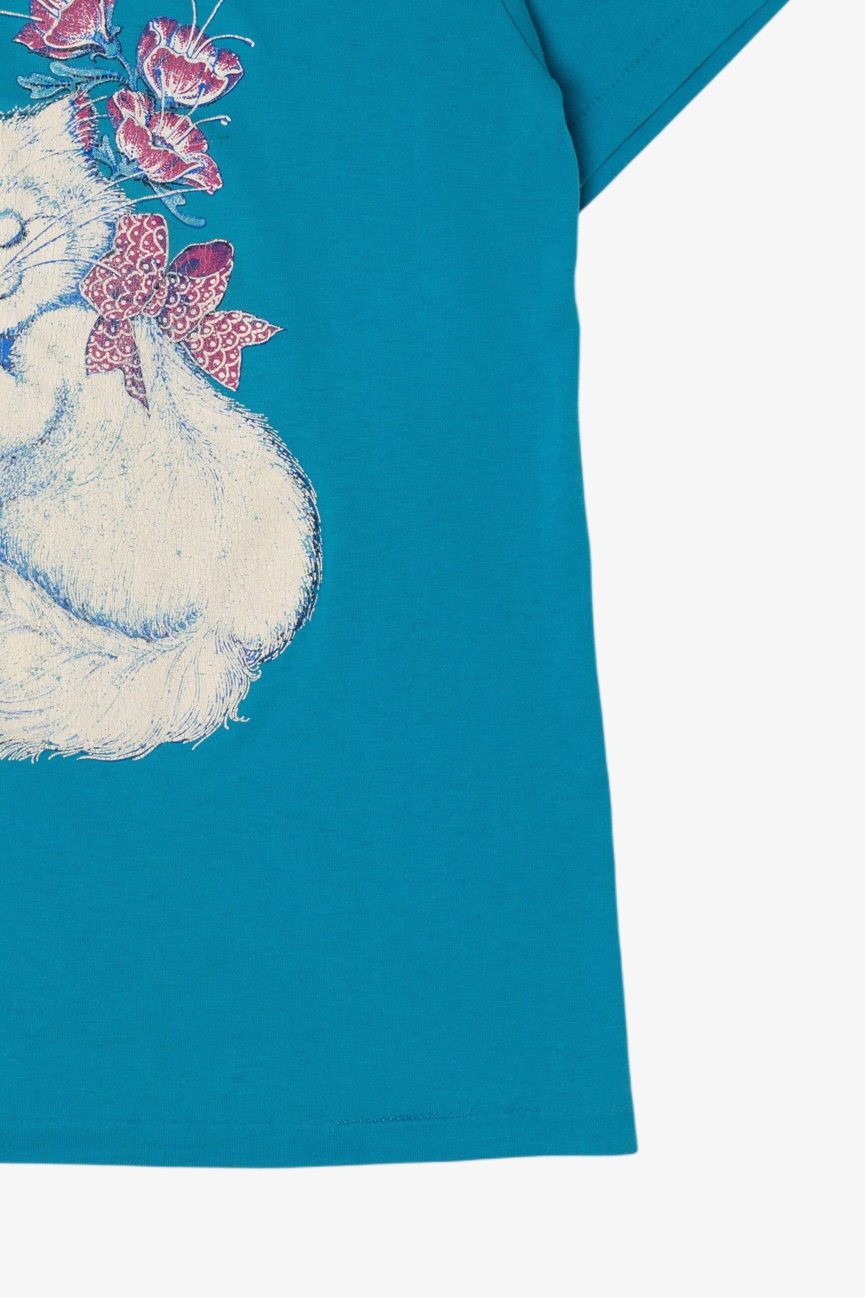 Vintage Blue Kittens Nashville Belton Single Stitch T-Shirt (1980s)