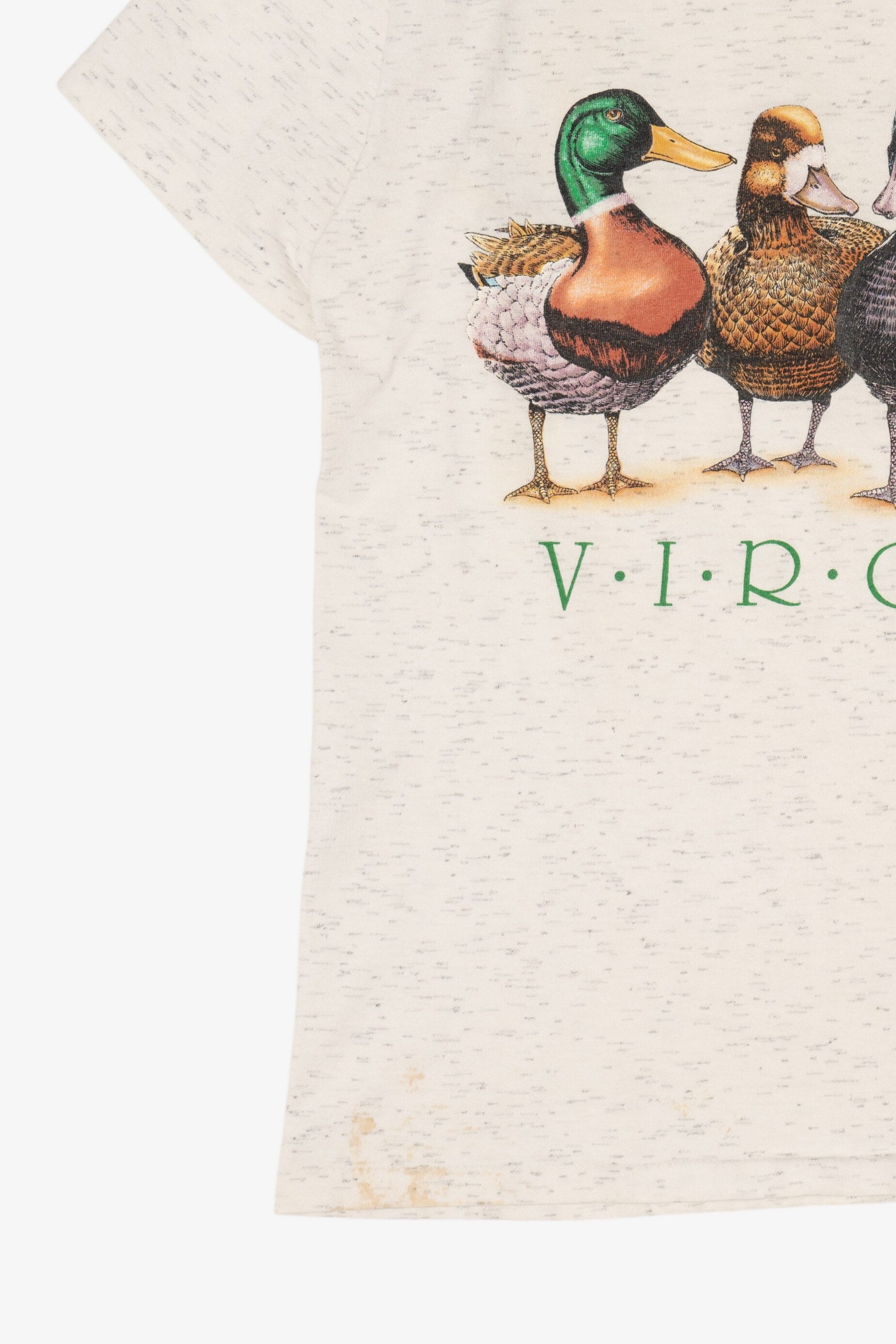 Vintage Virginia Ducks Front/Back Single Stitch T-Shirt (1990s)