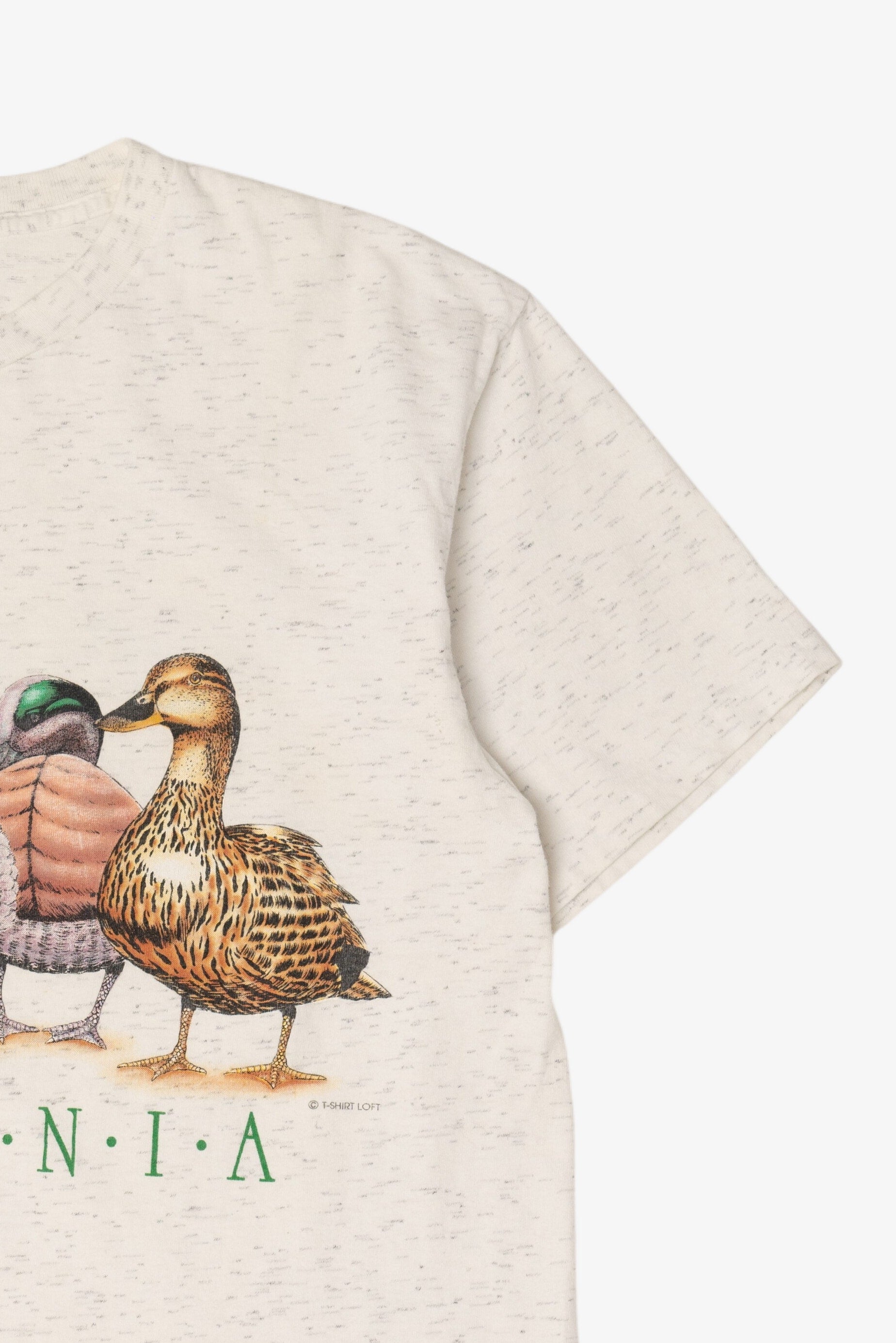 Vintage Virginia Ducks Front/Back Single Stitch T-Shirt (1990s)