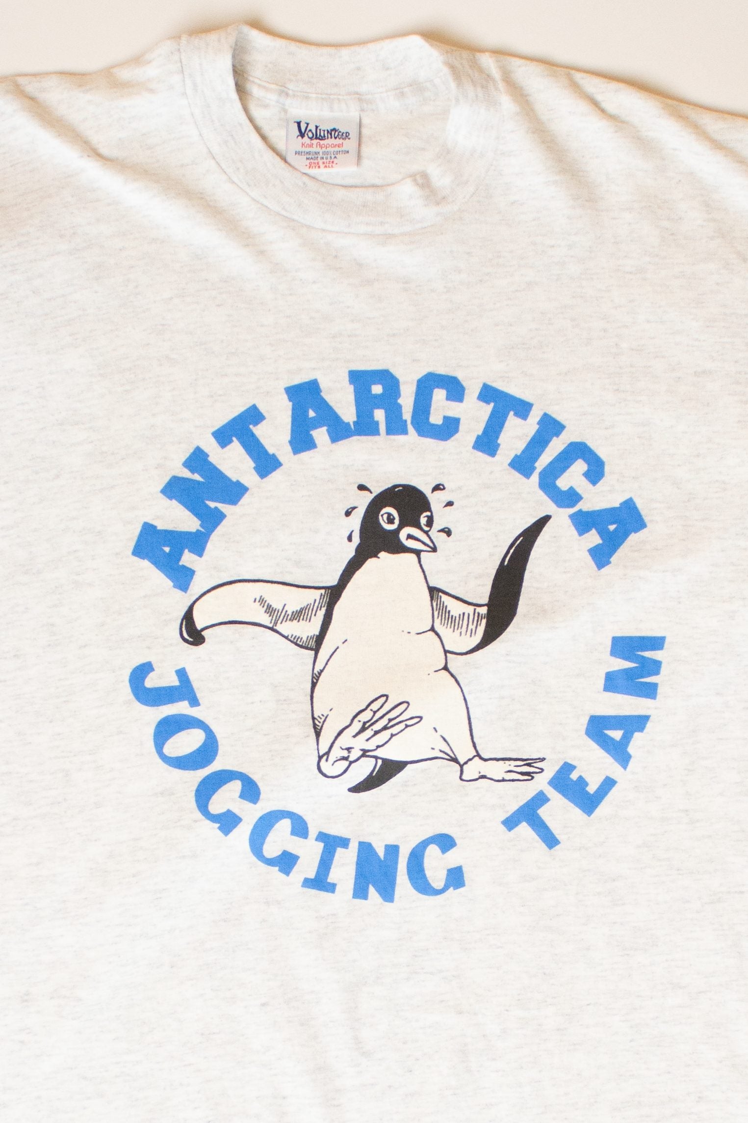 Vintage Antarctica Jogging Team T-Shirt (1990s)