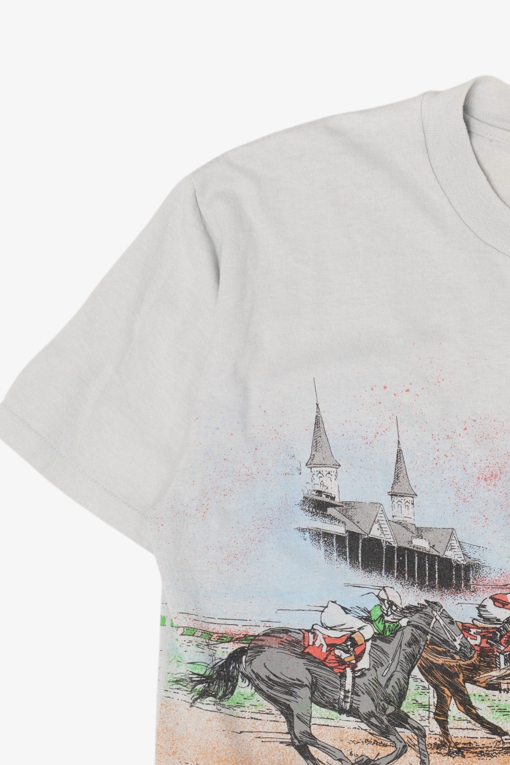 Vintage Kentucky Derby Wrap Around Single Stitch T-Shirt (1990s)