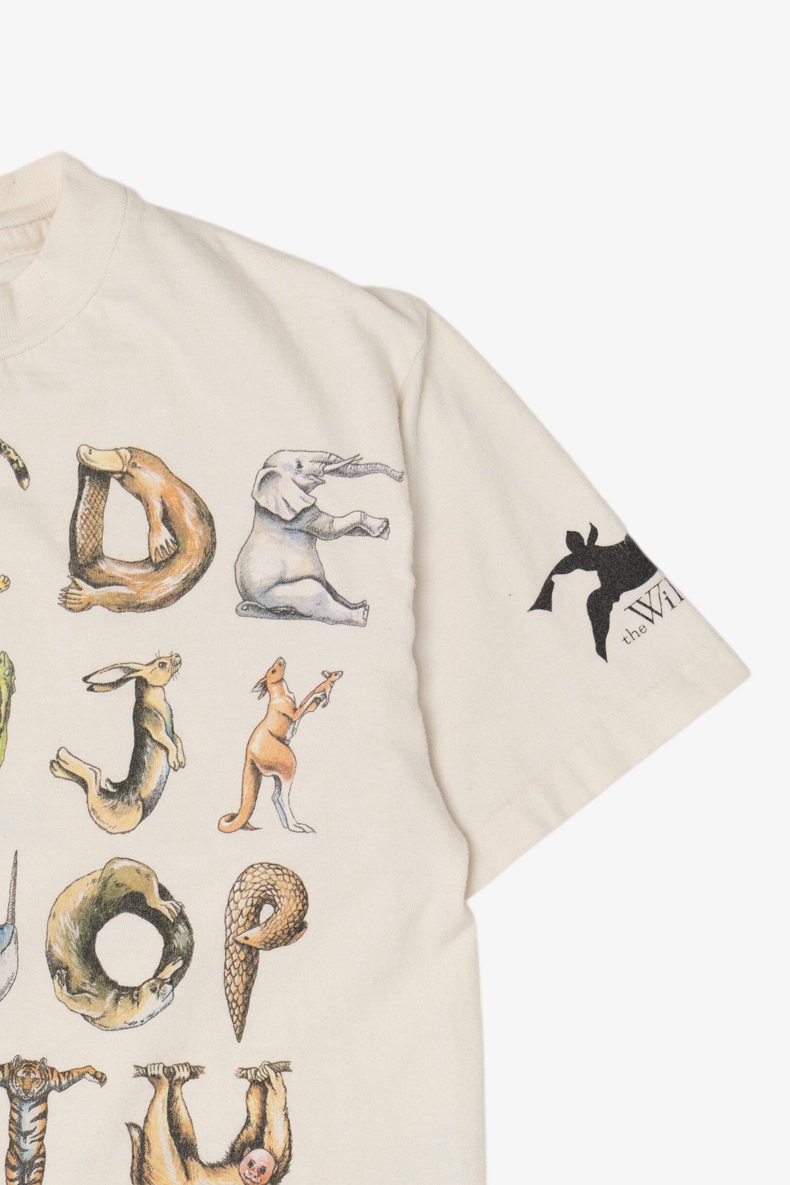 Vintage Animal Alphabet Single Stitch T-Shirt (1990s)
