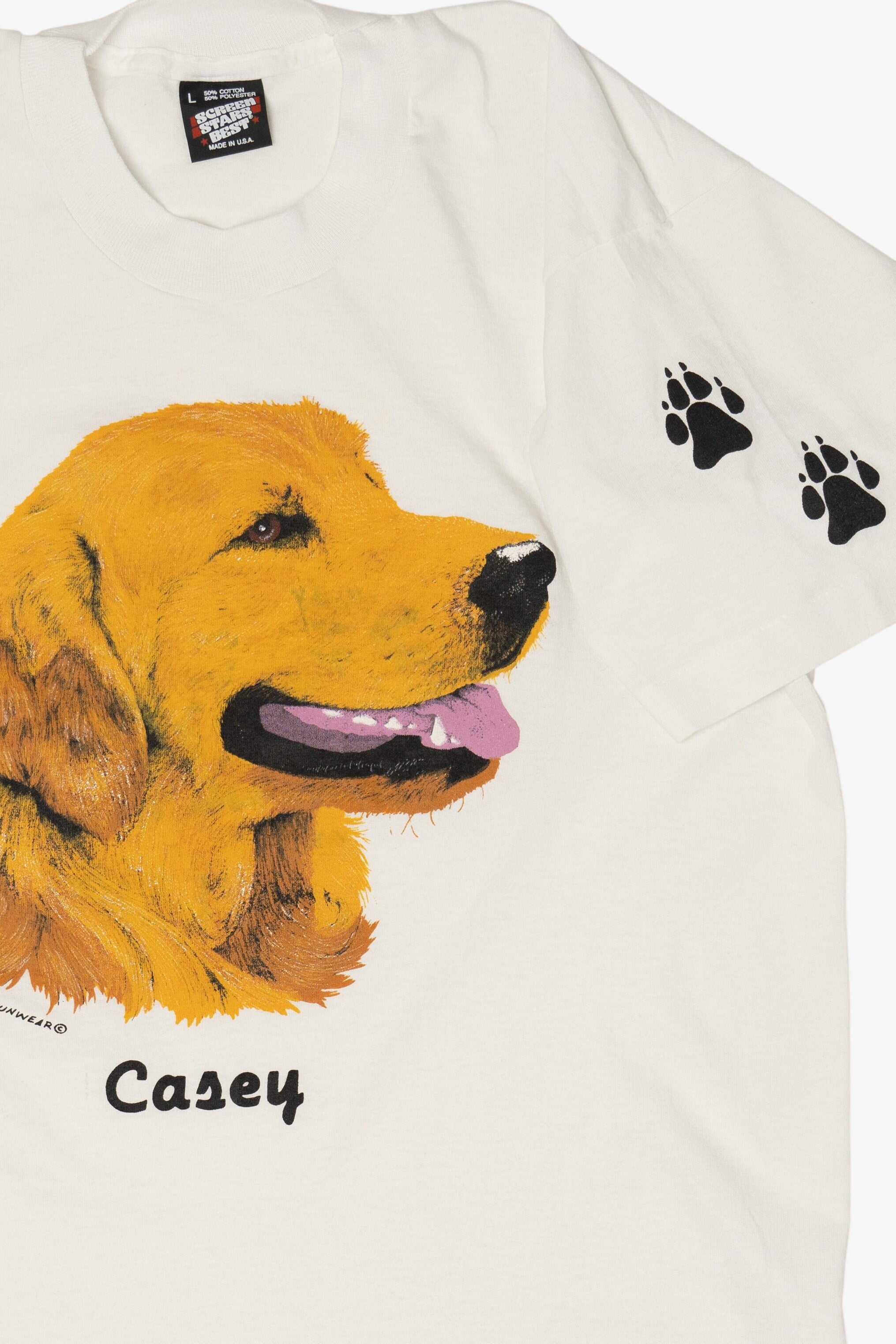 Vintage Golden Retriever Casey Single Stitch T-Shirt (1990s)