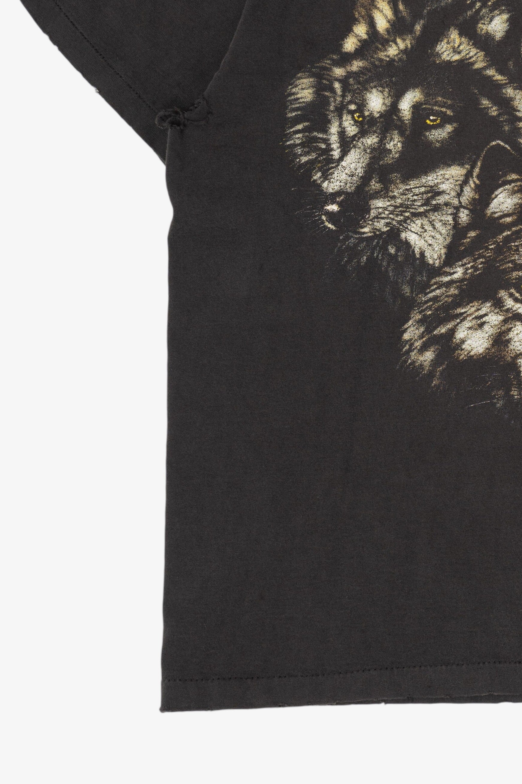 Vintage Distressed Philadelphia Zoo Wolves T-Shirt (1990s)