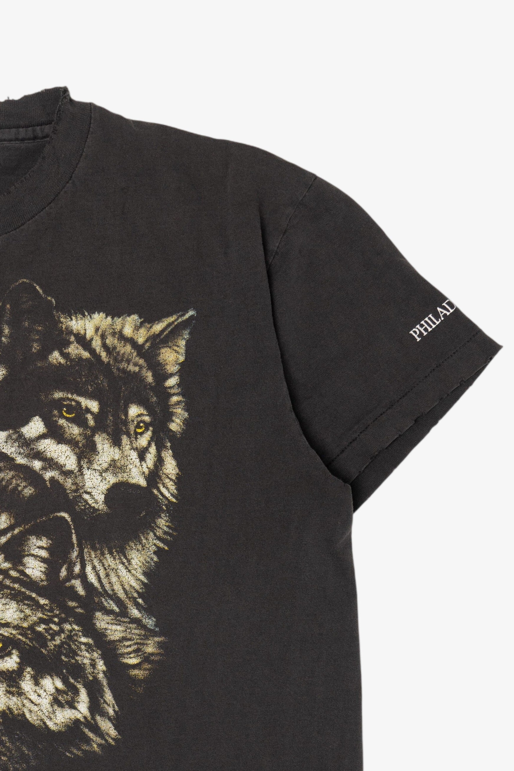 Vintage Distressed Philadelphia Zoo Wolves T-Shirt (1990s)