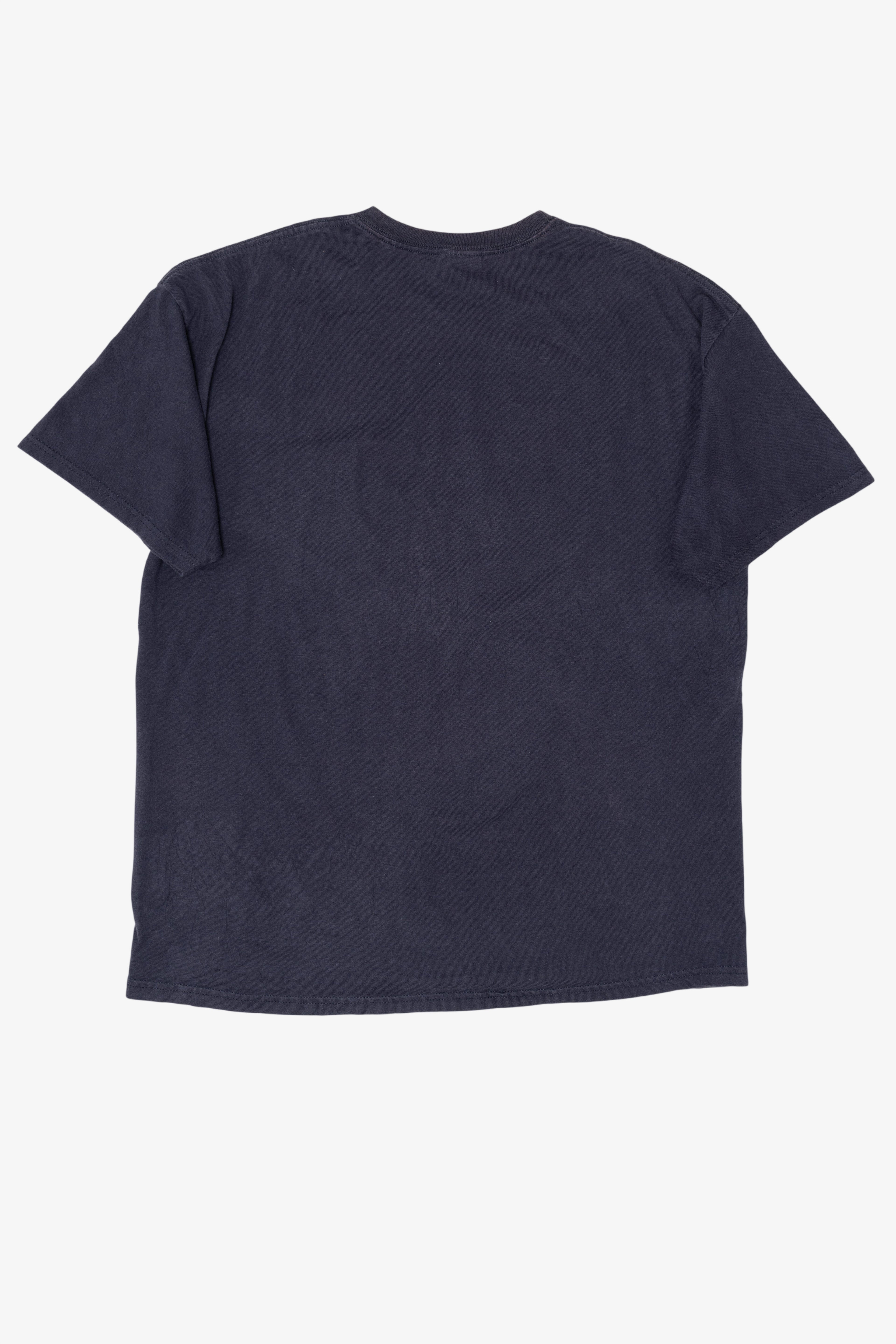 Vintage Navy Blue "America" Bald Eagle T-Shirt (1990s)