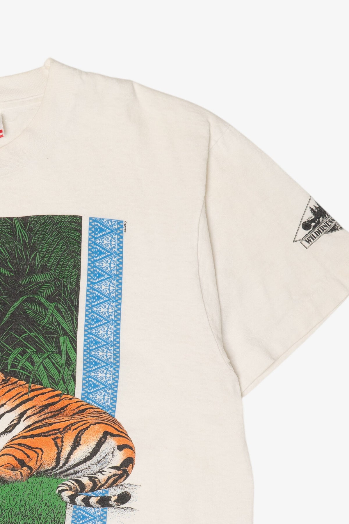 Vintage White Tiger Nepal Single Stitch T-Shirt (1990s)