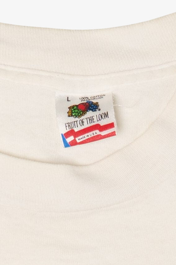 Vintage White Tiger Nepal Single Stitch T-Shirt (1990s)