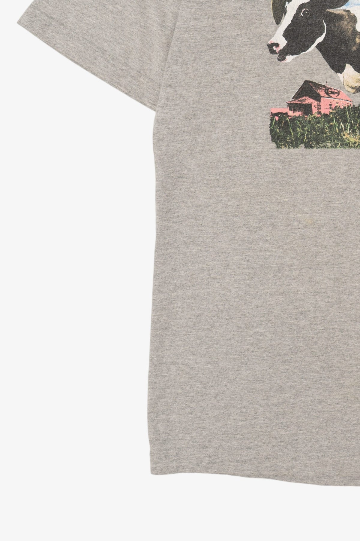 Vintage Gray Phat Farm Cow T-Shirt (2000s)