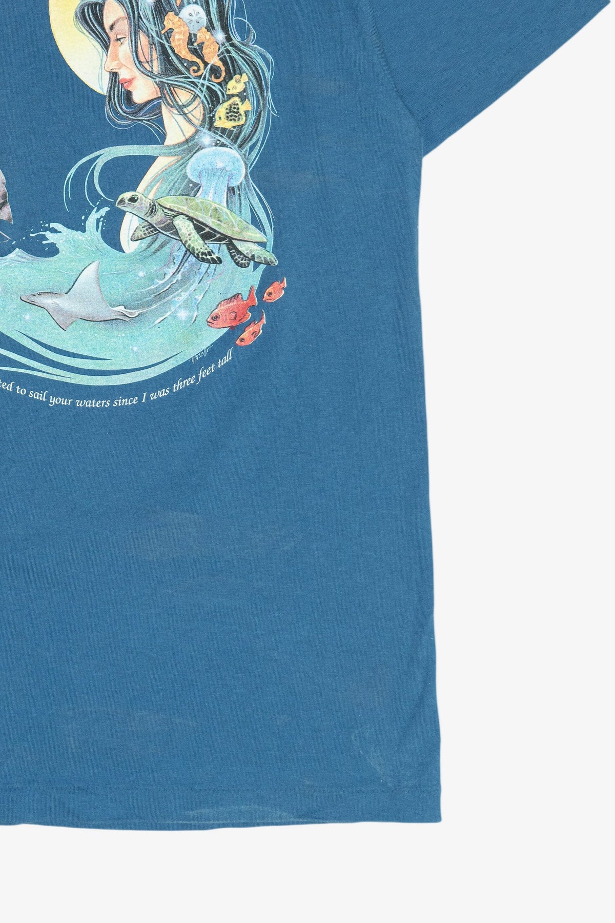 Vintage Mother Ocean Pirate Treasure Island T-Shirt (1990s)