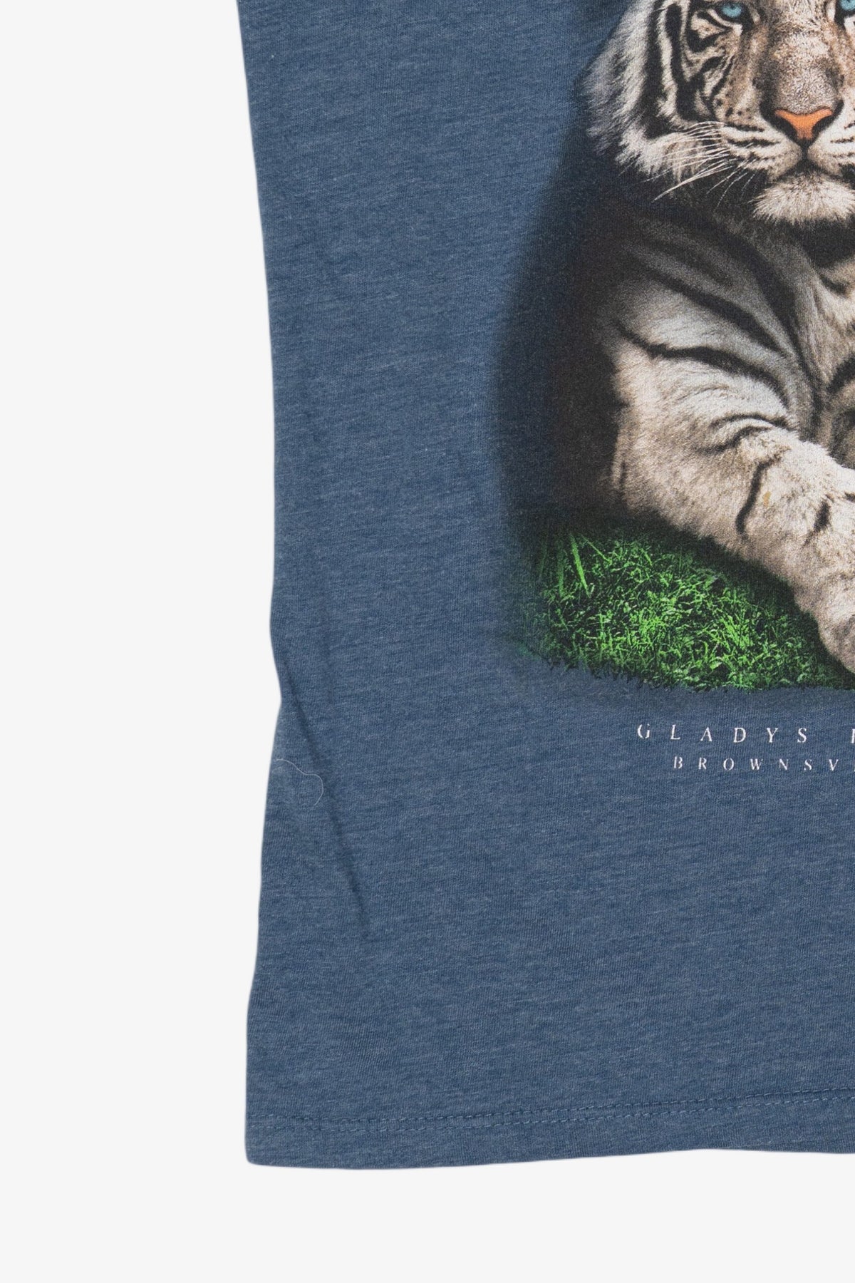 Blue Gladys Porter Zoo White Tiger T-Shirt (2010s)