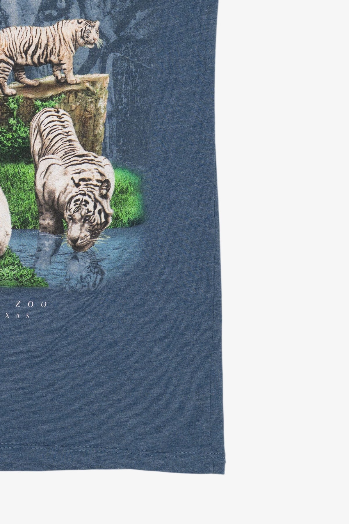 Blue Gladys Porter Zoo White Tiger T-Shirt (2010s)