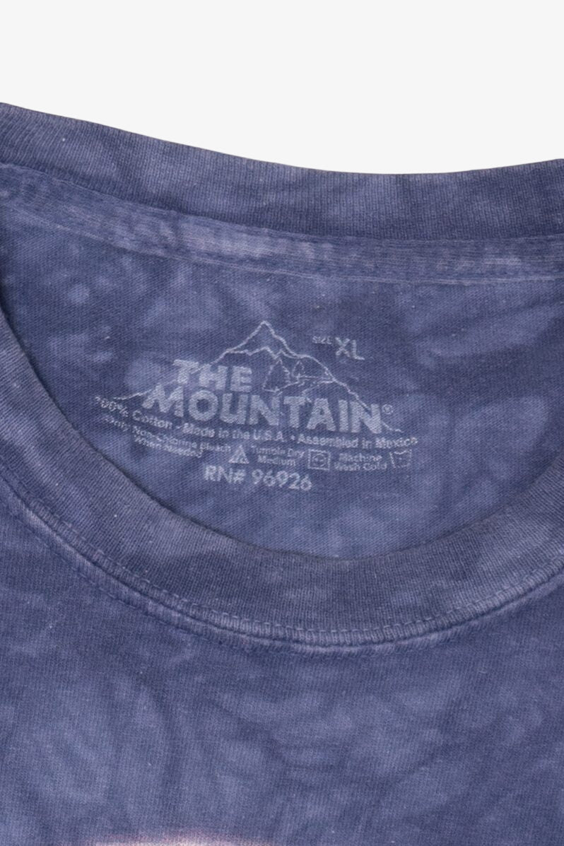 Blue Tie Dye Wolves In Dreamcatcher T-Shirt (2010s)