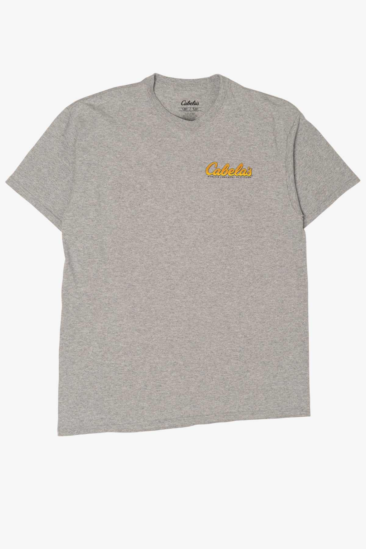Light Gray Cabela's "World's Foremost Outfitters" T-Shirt (2010s)