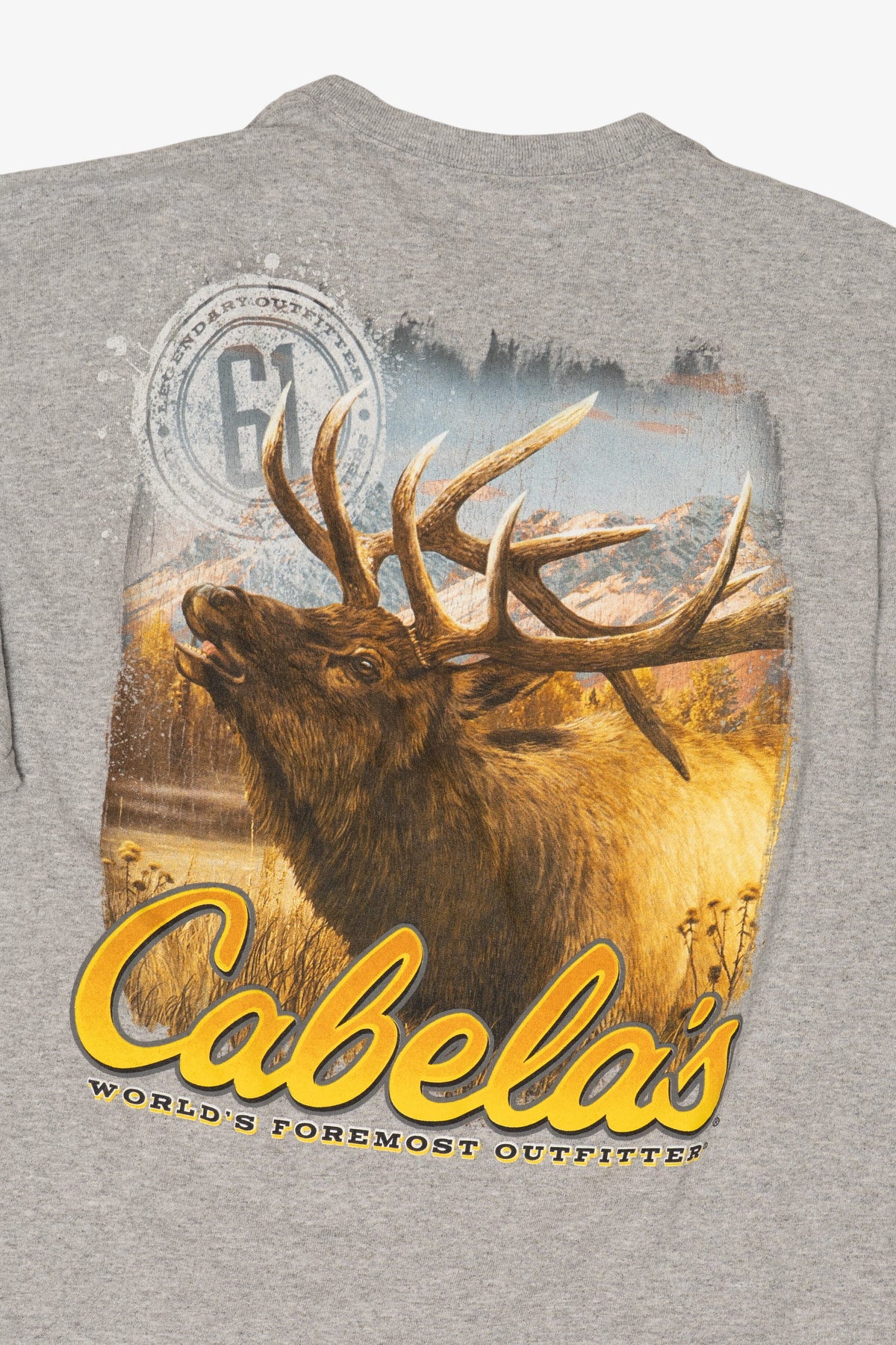 Light Gray Cabela's "World's Foremost Outfitters" T-Shirt (2010s)