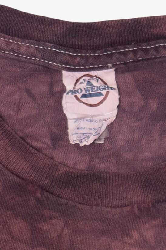 Vintage Purple Tie Dye Wolves T-Shirt (2000s)