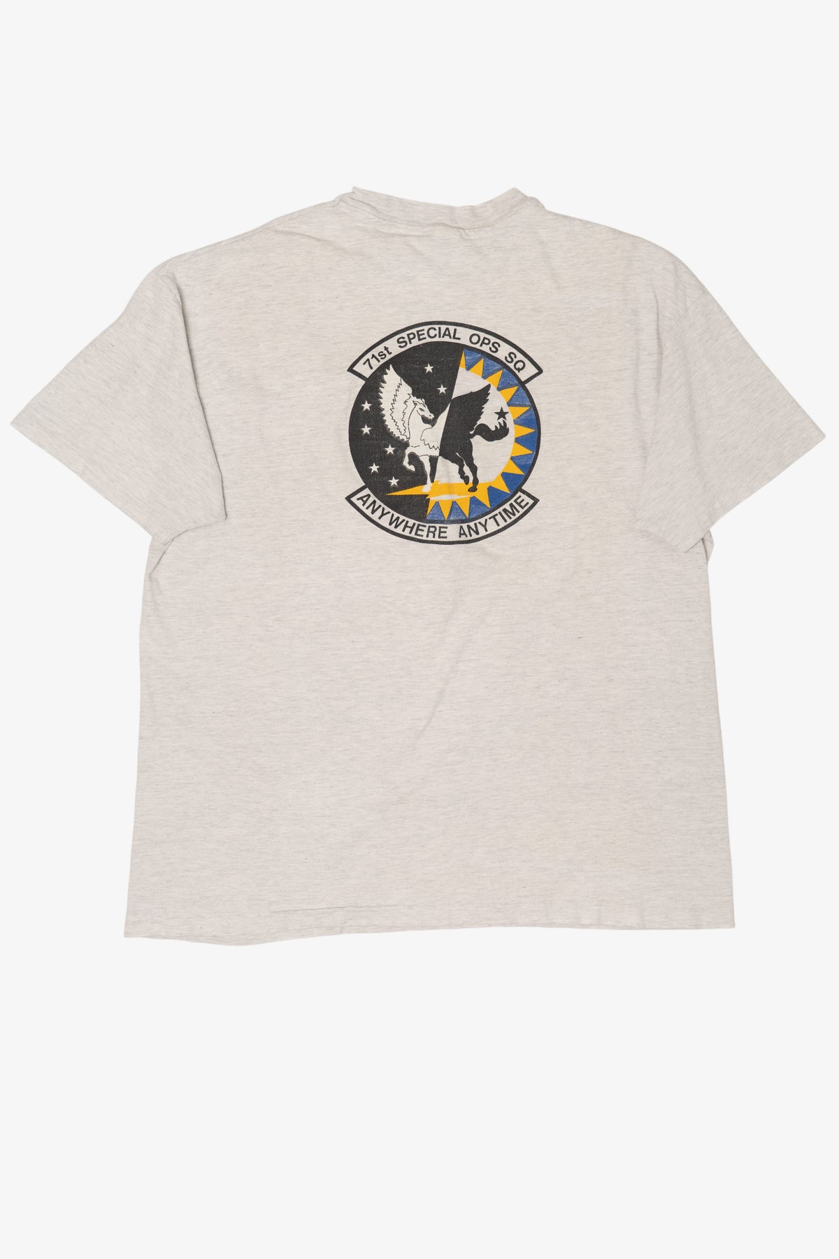 Vintage "Pave Hawg" 71st Special Ops SQ Military Single Stitch T-Shirt (1990s)
