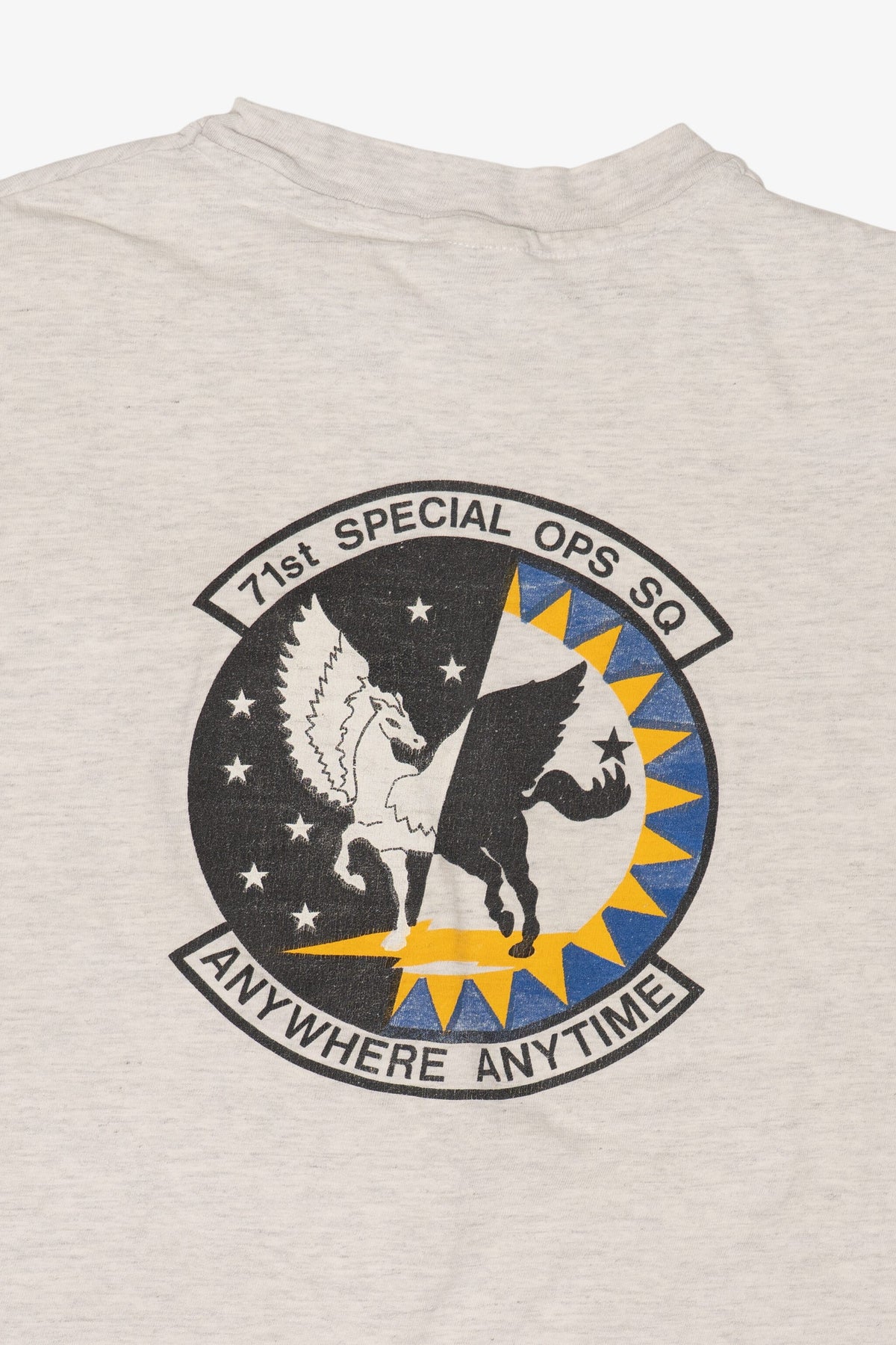 Vintage "Pave Hawg" 71st Special Ops SQ Military Single Stitch T-Shirt (1990s)