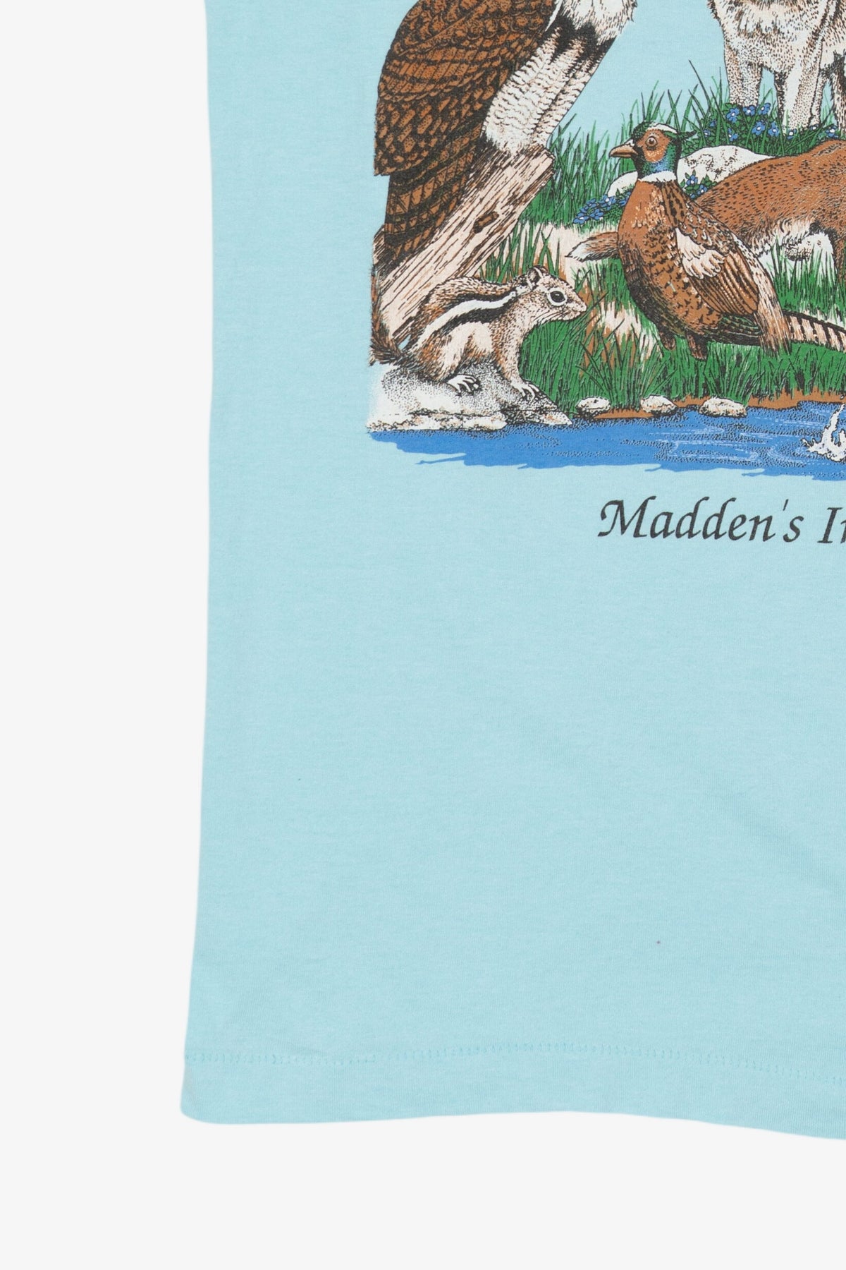 Vintage Wildlife Animals "Madden's In Minnesota" Single Stitch T-Shirt (1980s)