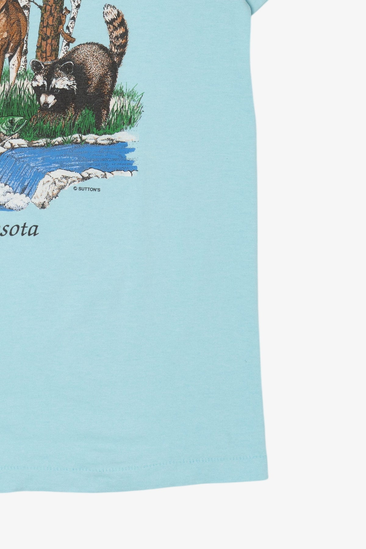 Vintage Wildlife Animals "Madden's In Minnesota" Single Stitch T-Shirt (1980s)