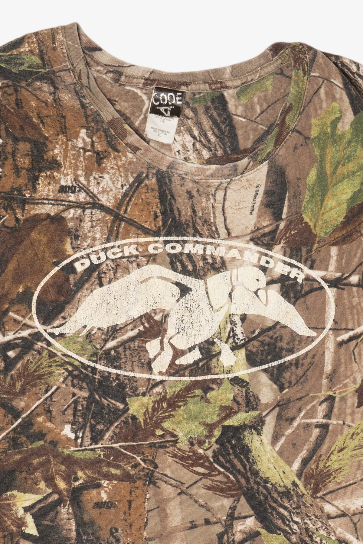 Vintage "Duck Commander" Camouflage Realtree T-Shirt (2000s)