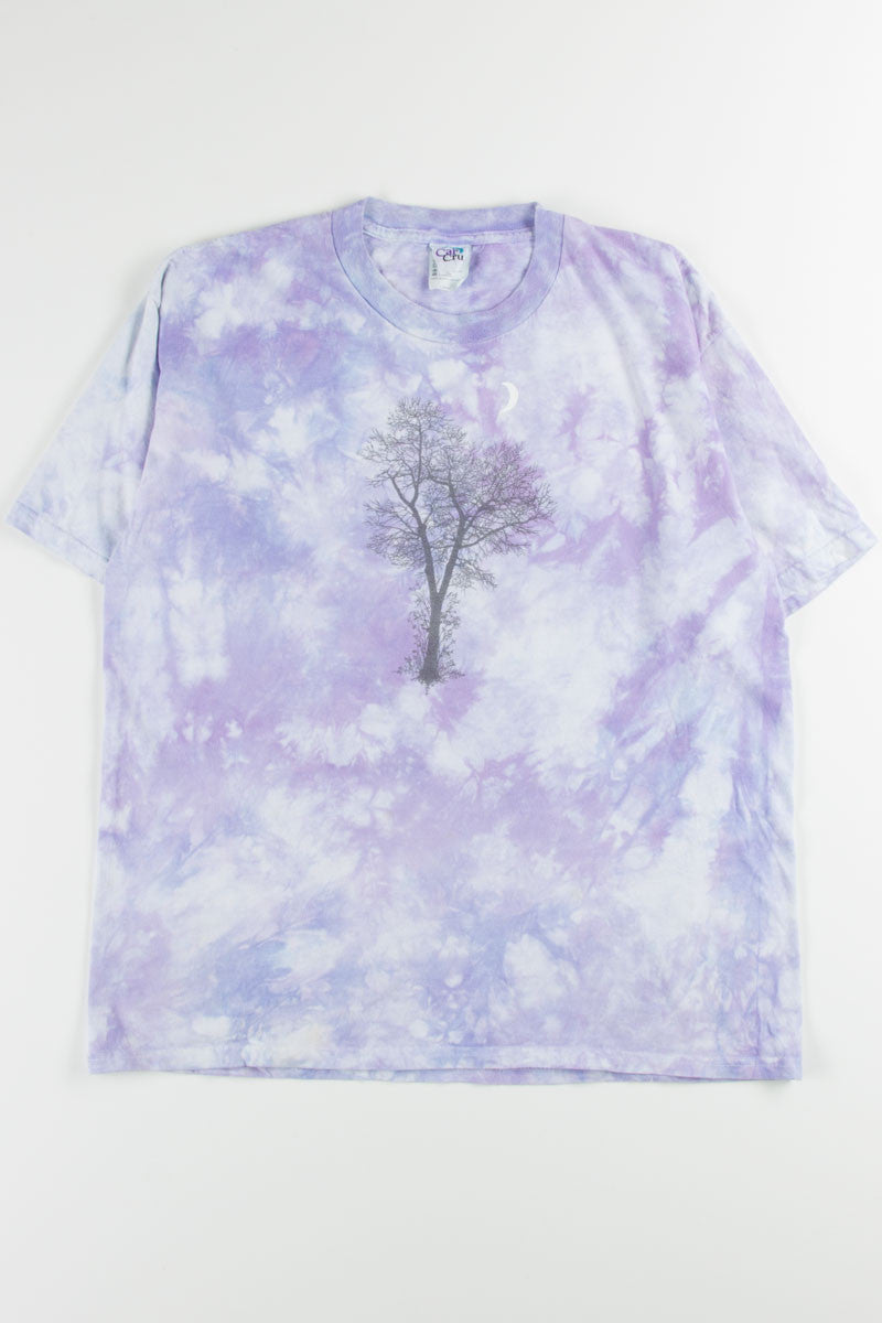 Tree & Moon Tie Dye T-Shirt
