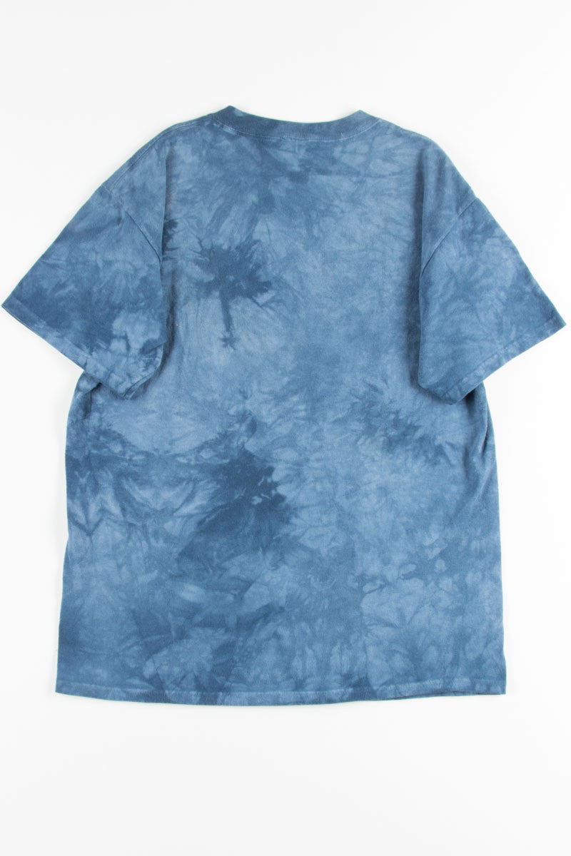 Overalls Pocket Kitten Tie Dye T-Shirt