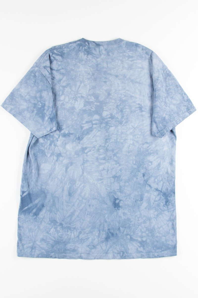 Mountain Train Station Tie Dye Tee