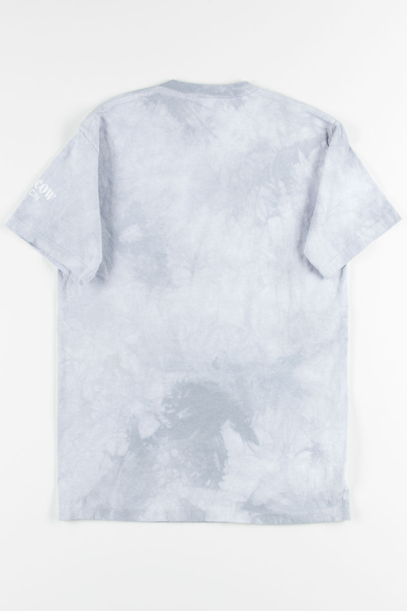 White Kitty Face Tie Dye Tee