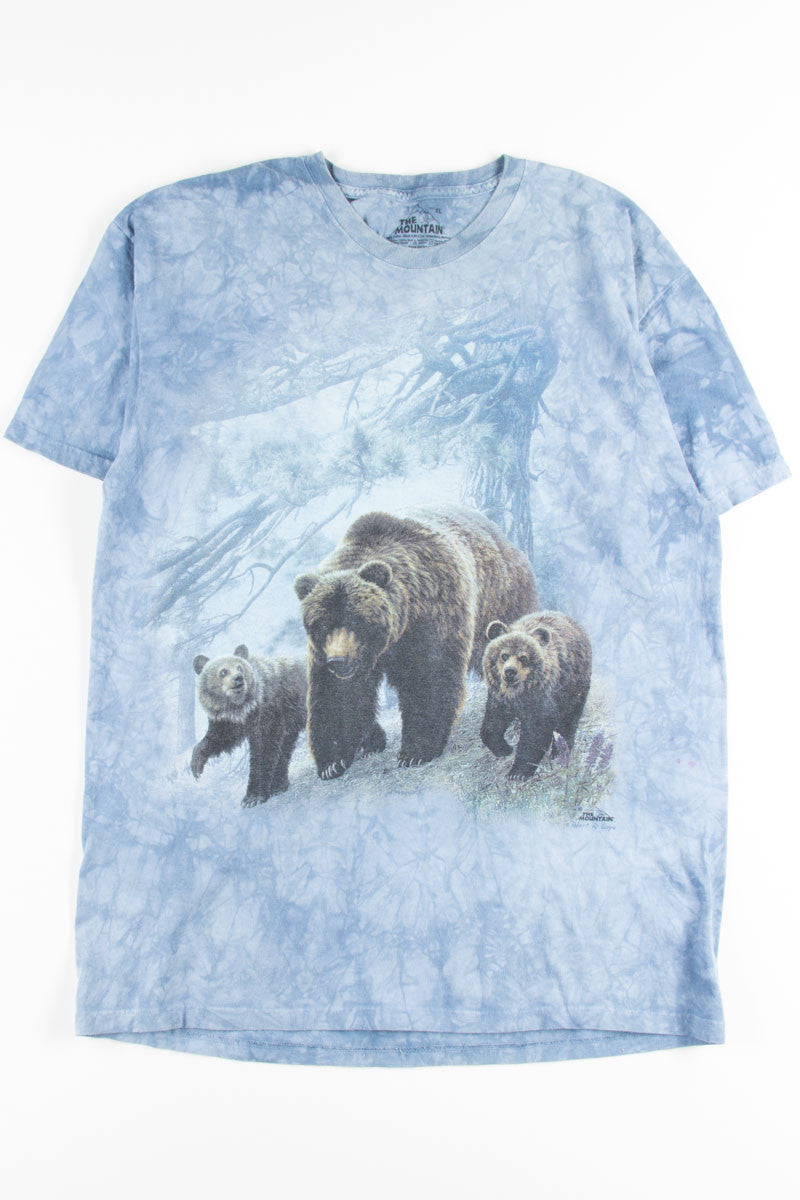 Grizzly Bear Family Tie Dye T-Shirt