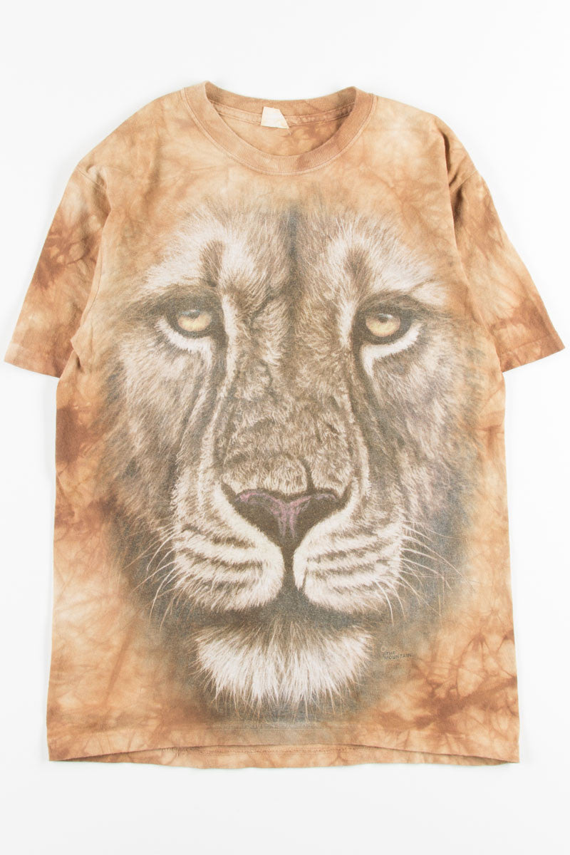 Lion Face Tie Dye T-Shirt