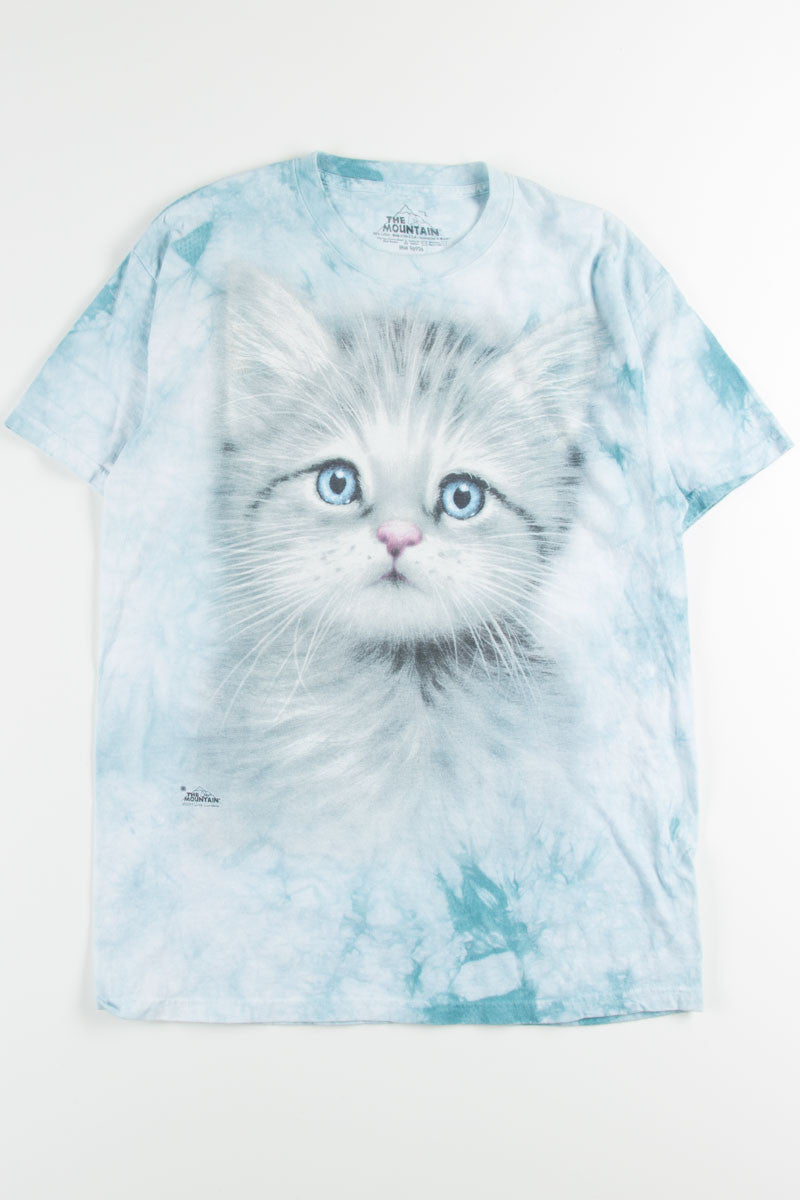 Blue Eyed Kitten Tie Dye Tee