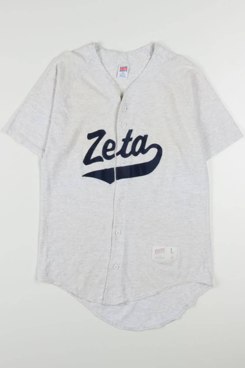 Zeta Baseball Button Up Jersey