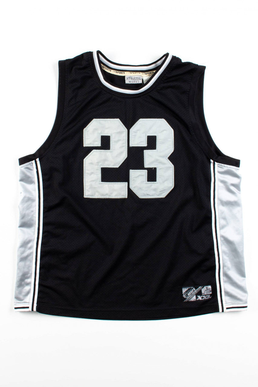 Vintage Black #23 Basketball Jersey