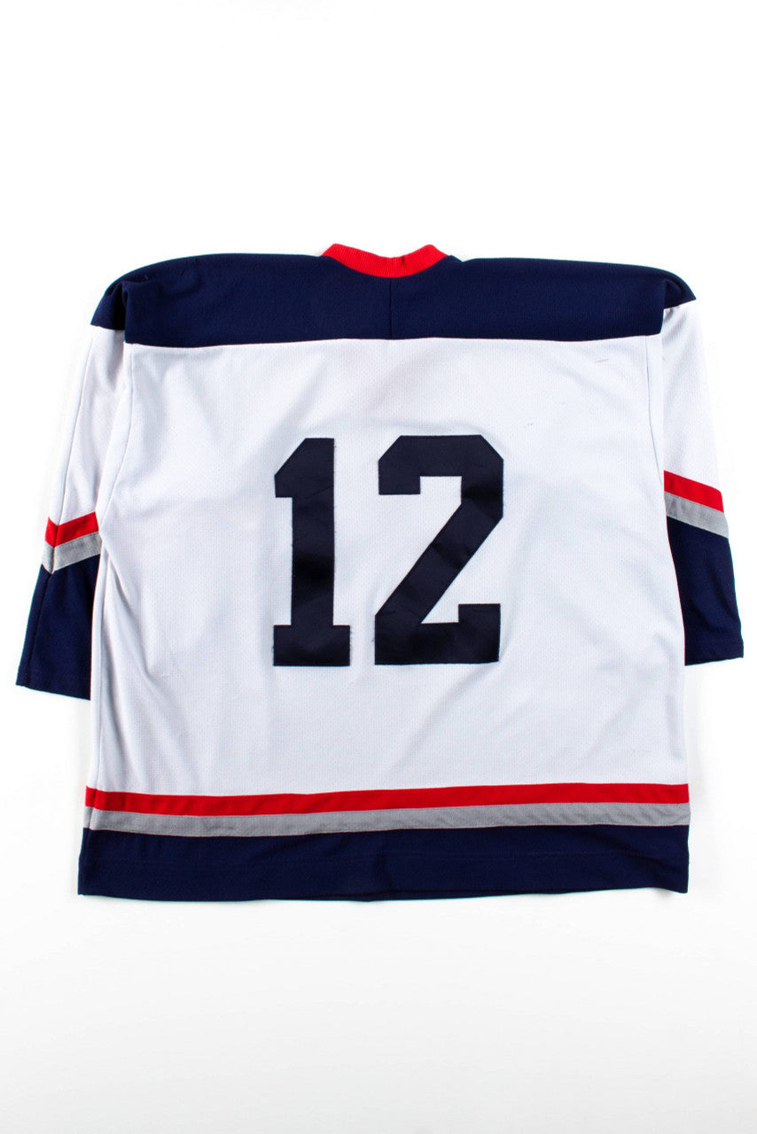 Vintage Mariners #12 Hockey Jersey