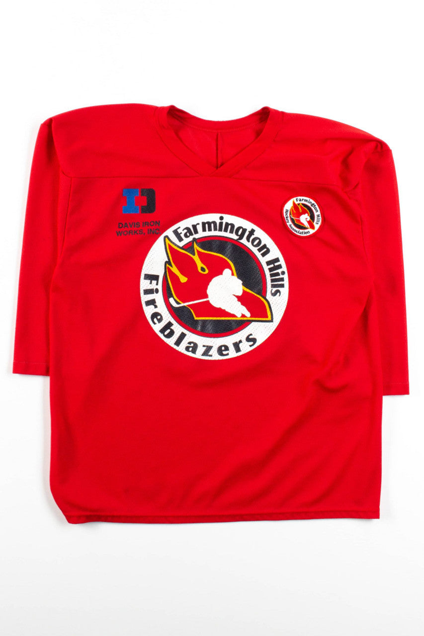 Vintage Farmington Hills Fireblazers Hockey Jersey