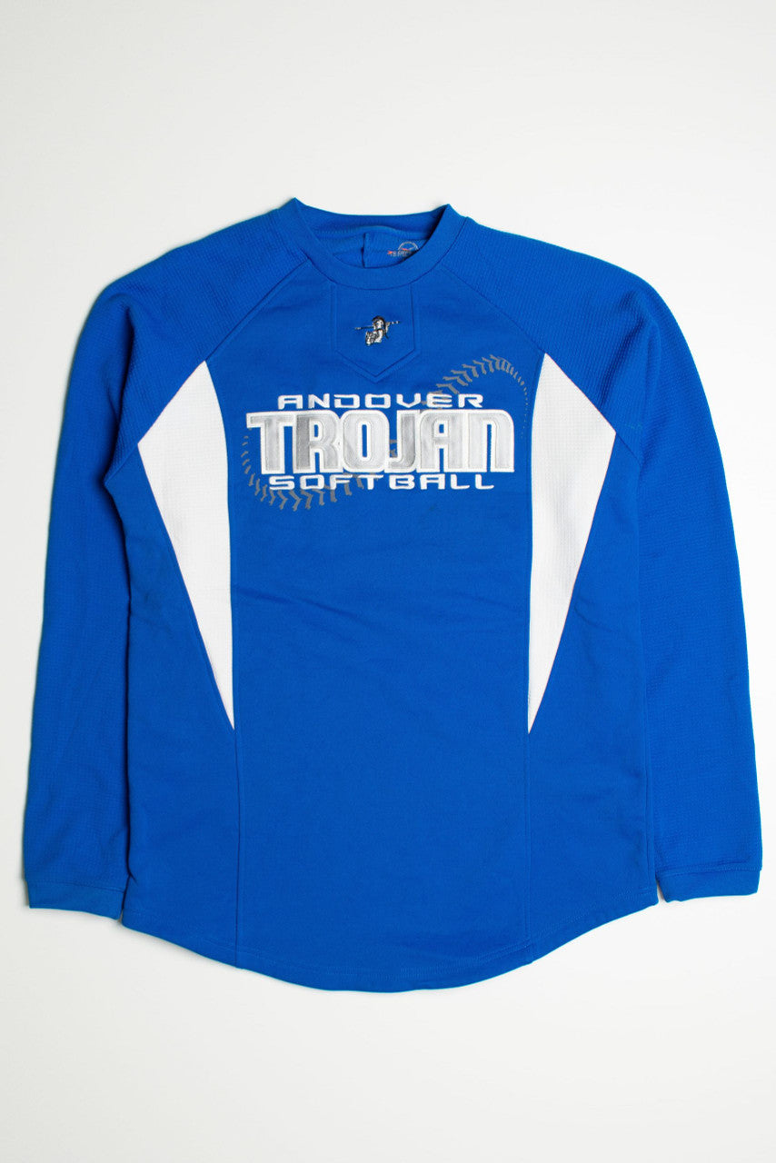 Vintage Andover Trojan Softball Long Sleeve Jersey